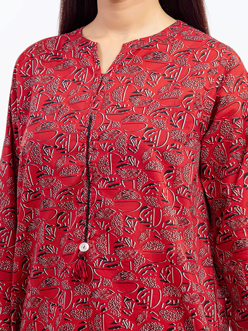 Printed Lawn Co-Ord Set - EWTKP5-81871ST - Image 3