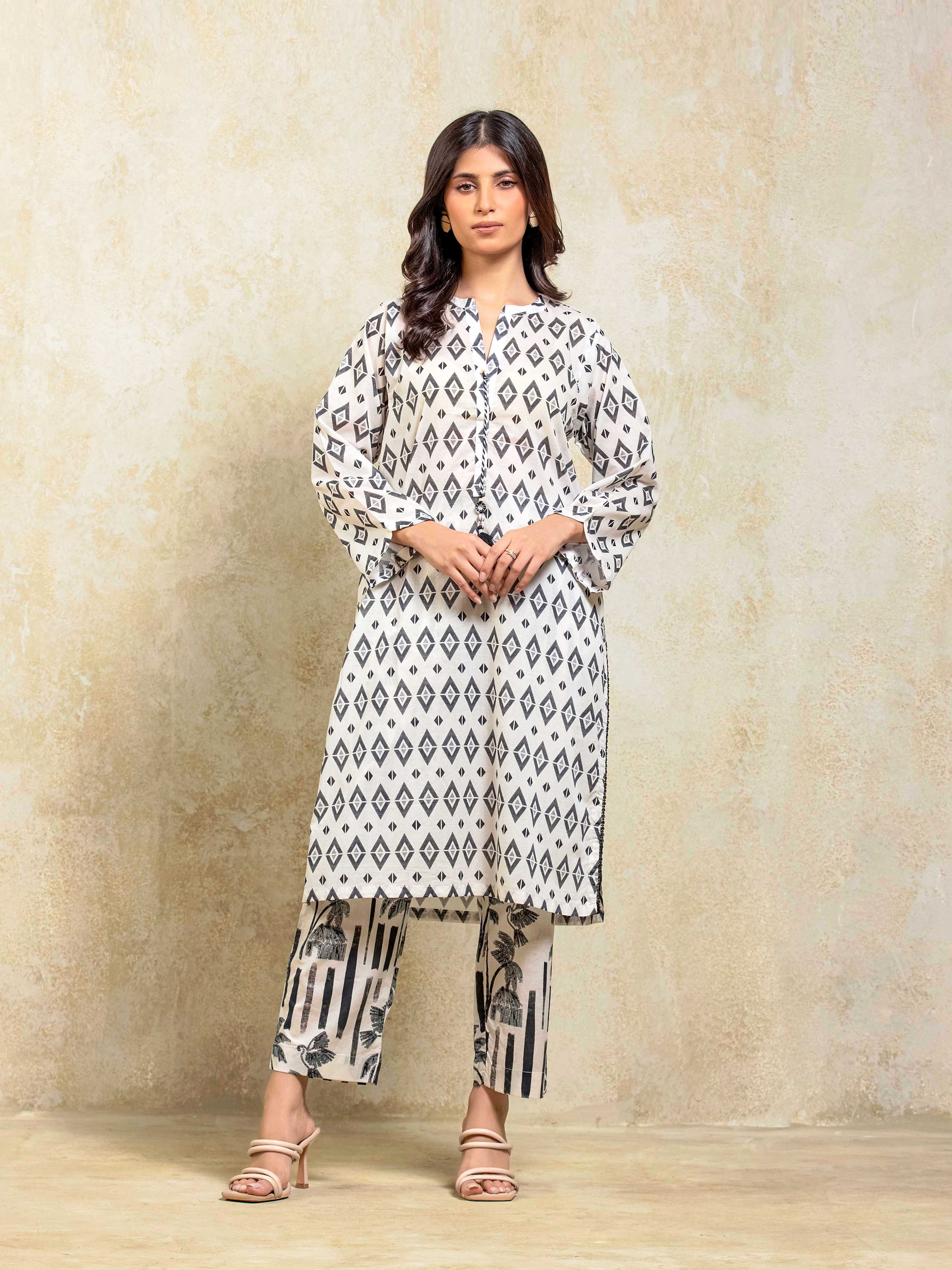 Printed Lawn Co-Ord Set - EWTKP5-81872ST