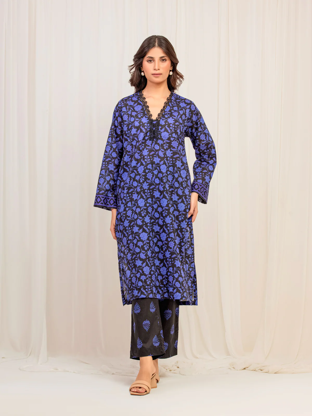Printed Lawn Co-Ord Set - EWTKP5-81889ST