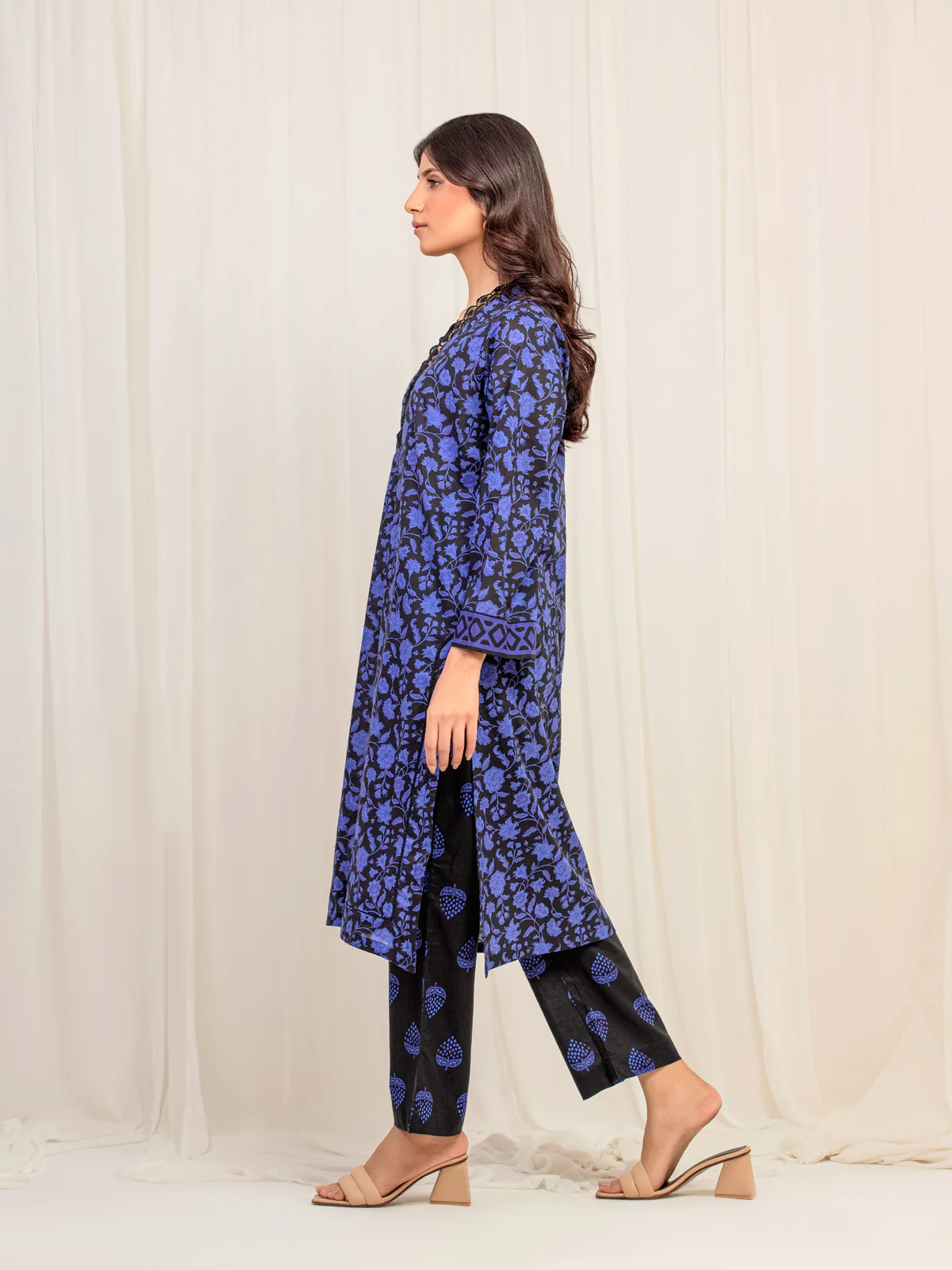 Printed Lawn Co-Ord Set - EWTKP5-81889ST - Image 5