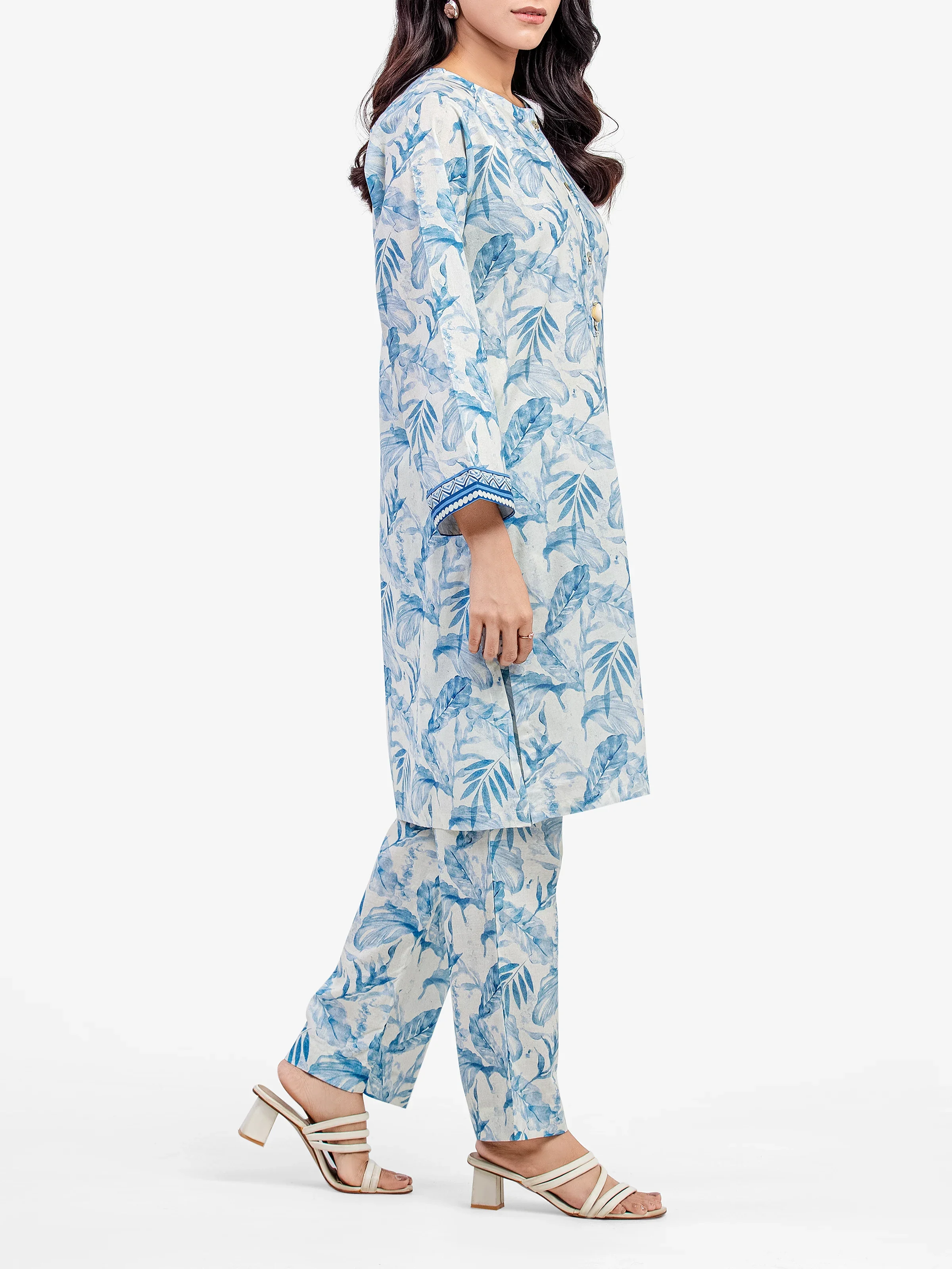 Printed Lawn Co-Ord Set - EWTKP5-81892ST - Image 2