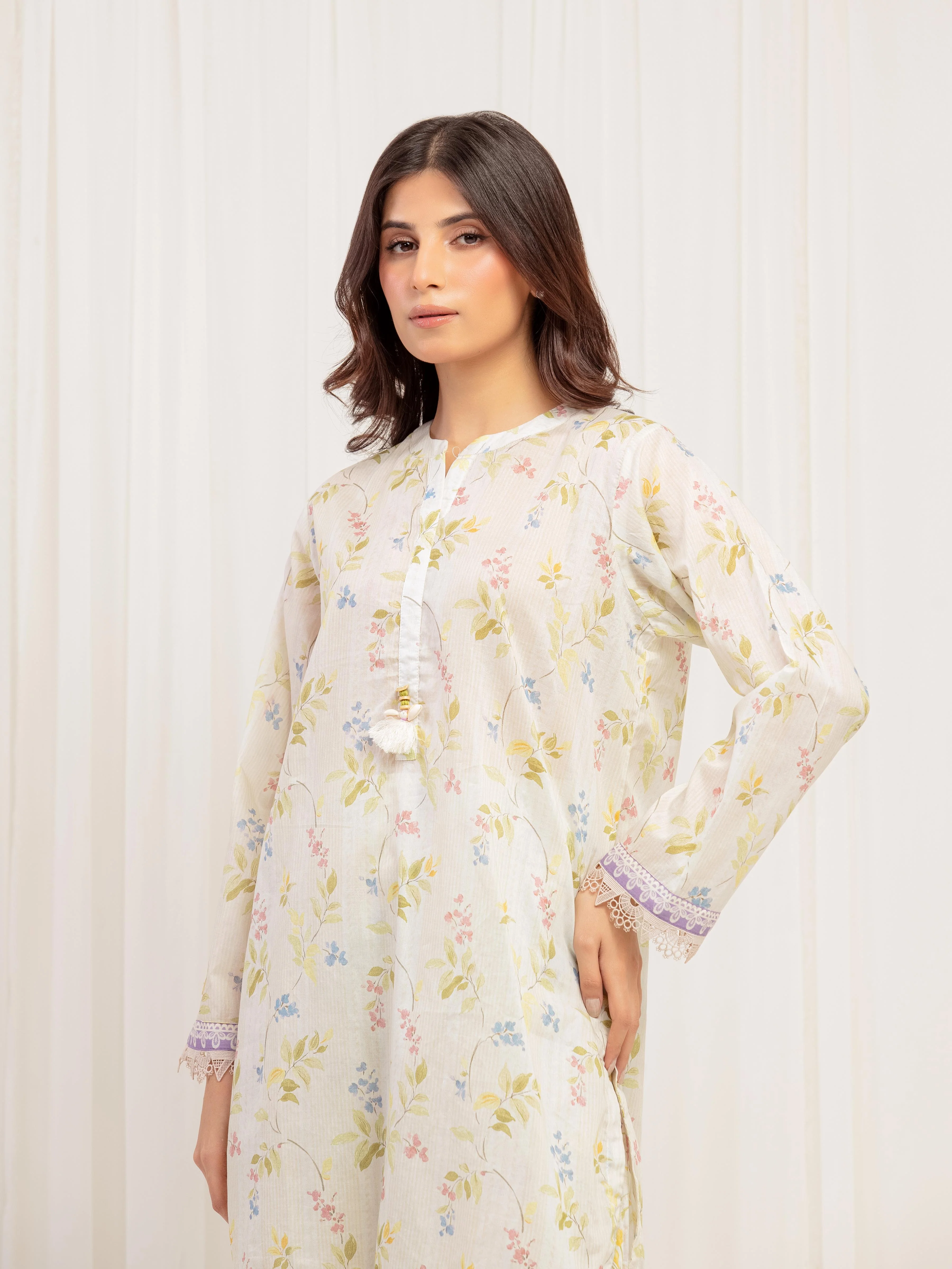 Printed Lawn Co-Ord Set - EWTKP5-81897ST - Image 2