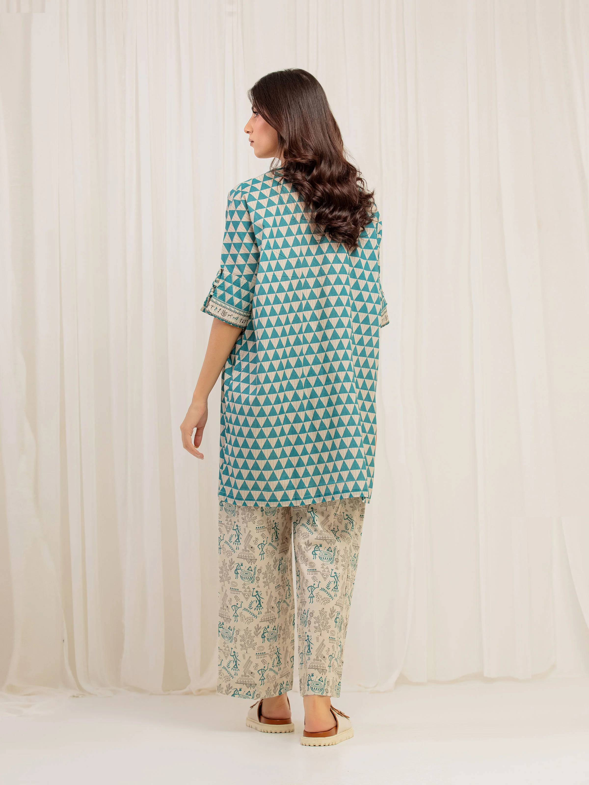 Printed Lawn Co-Ord Set - EWTKP5-82089ST - Image 5