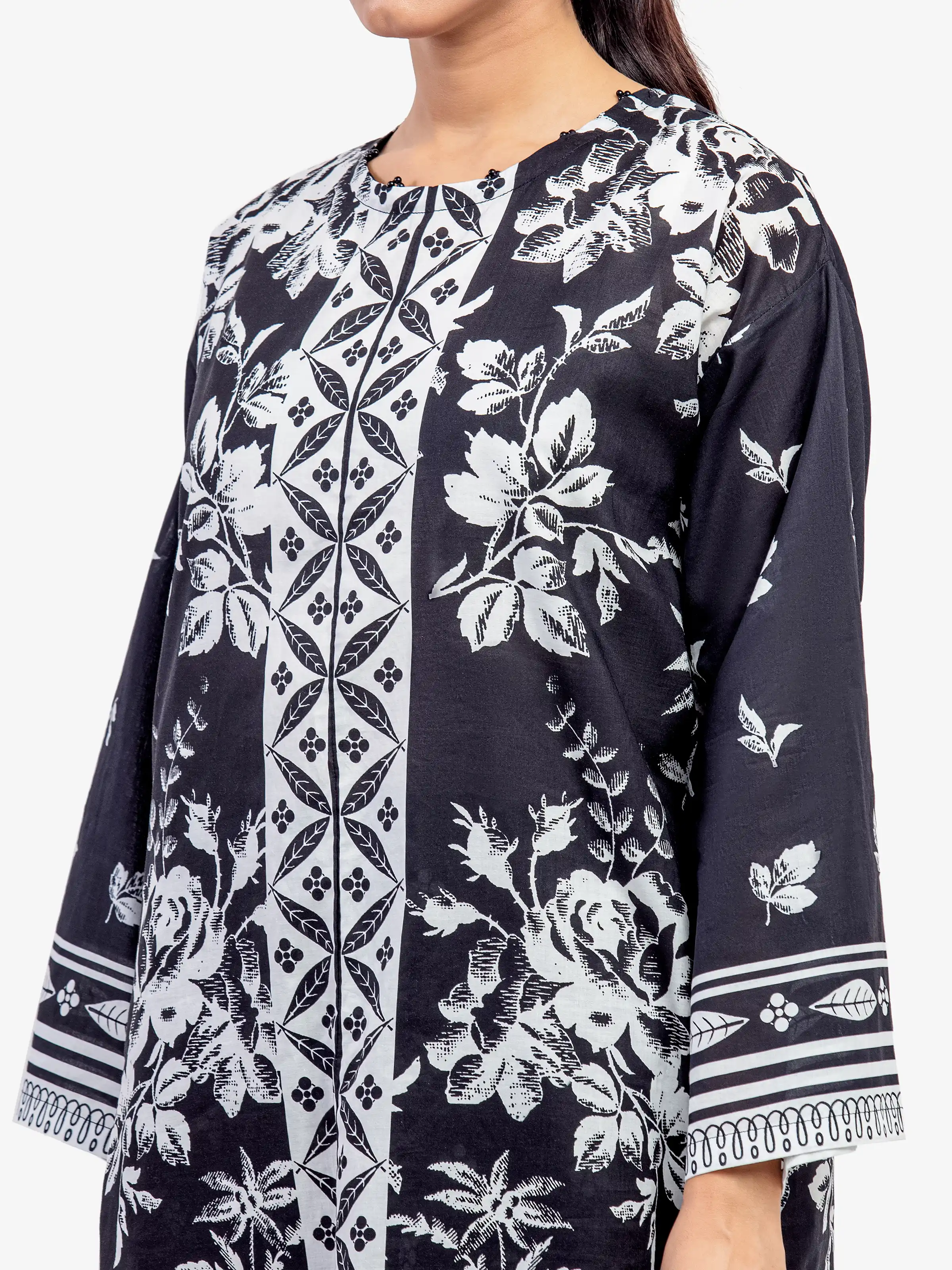 Printed Lawn Co-Ord Set - EWTKP5-82303ST - Image 2