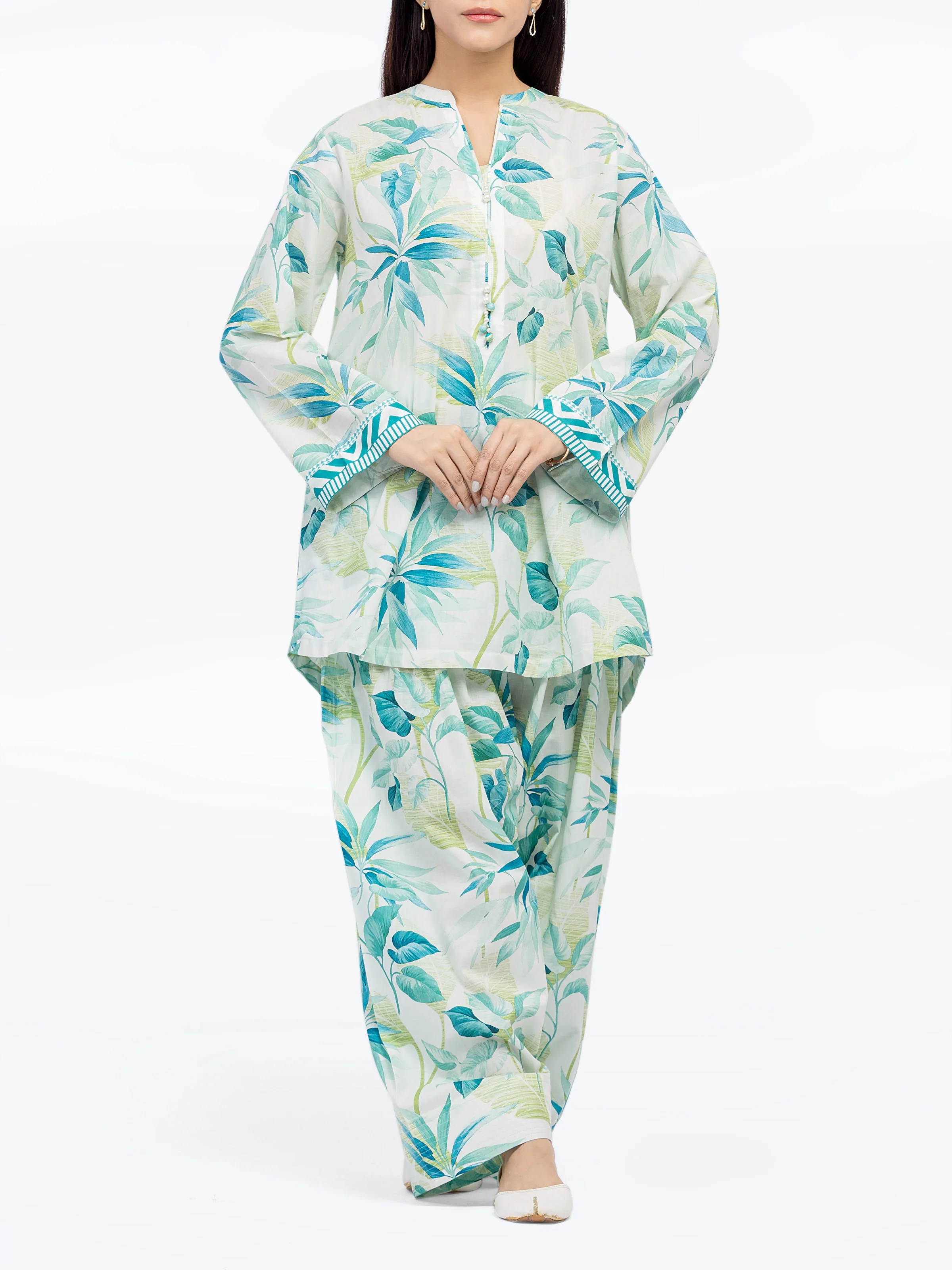 Printed Lawn Shirt Trouser - EWTKP5-82305ST