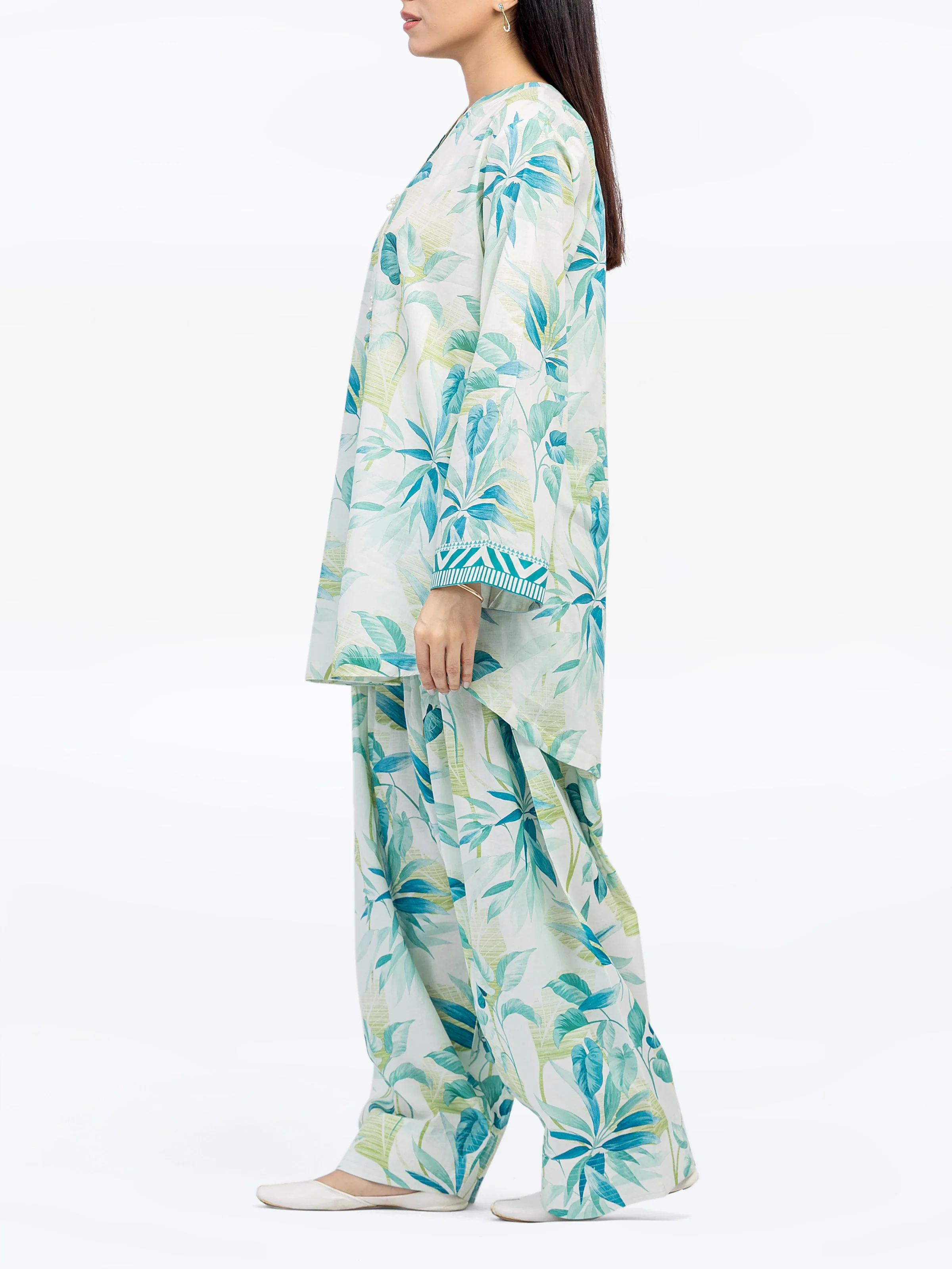 Printed Lawn Shirt Trouser - EWTKP5-82305ST - Image 4