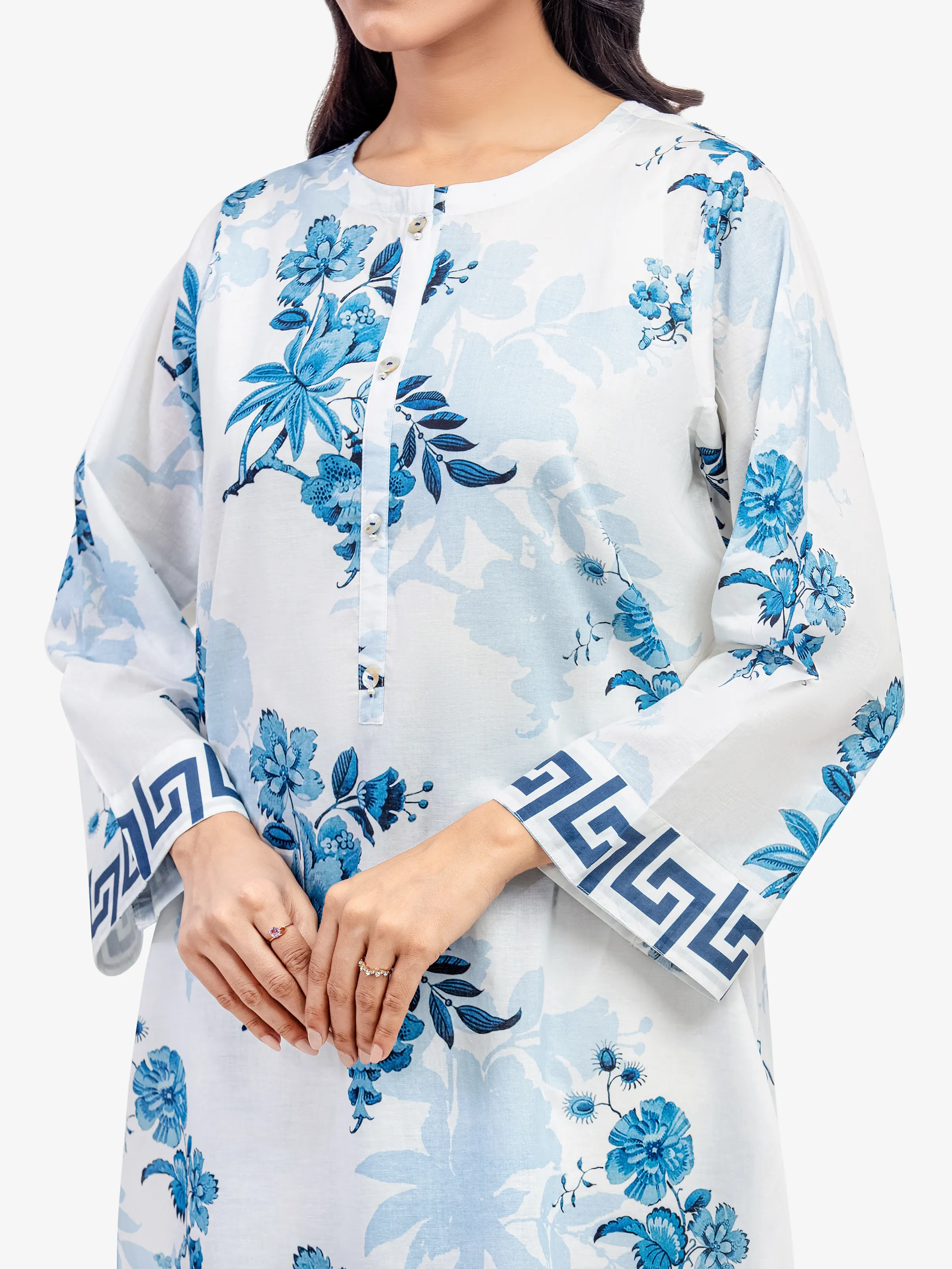 Printed Lawn Co-Ord Set - EWTKP5-82306ST - Image 4