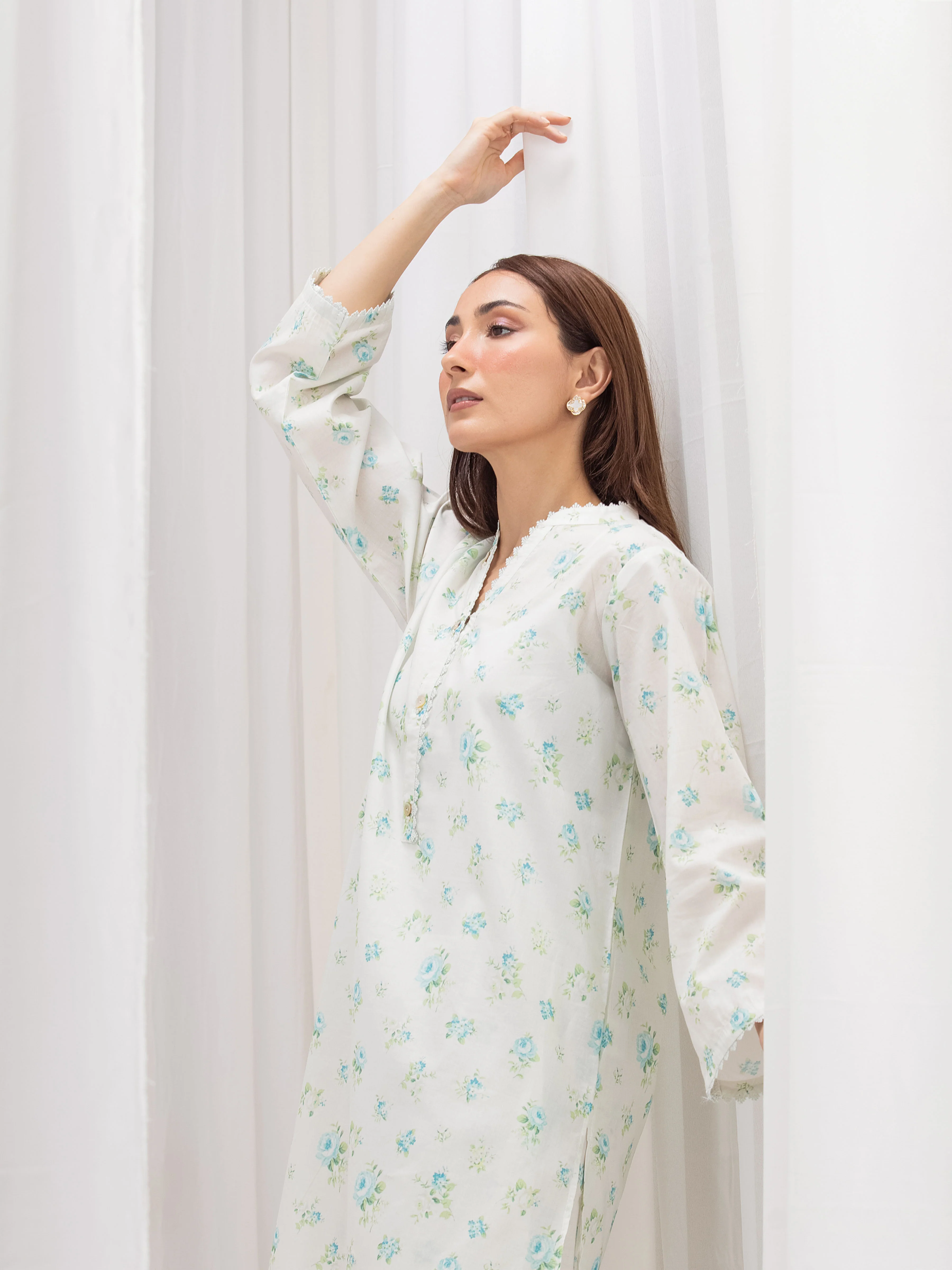 Printed Lawn Co-Ord Set - EWTKP5-85000ST - Image 3