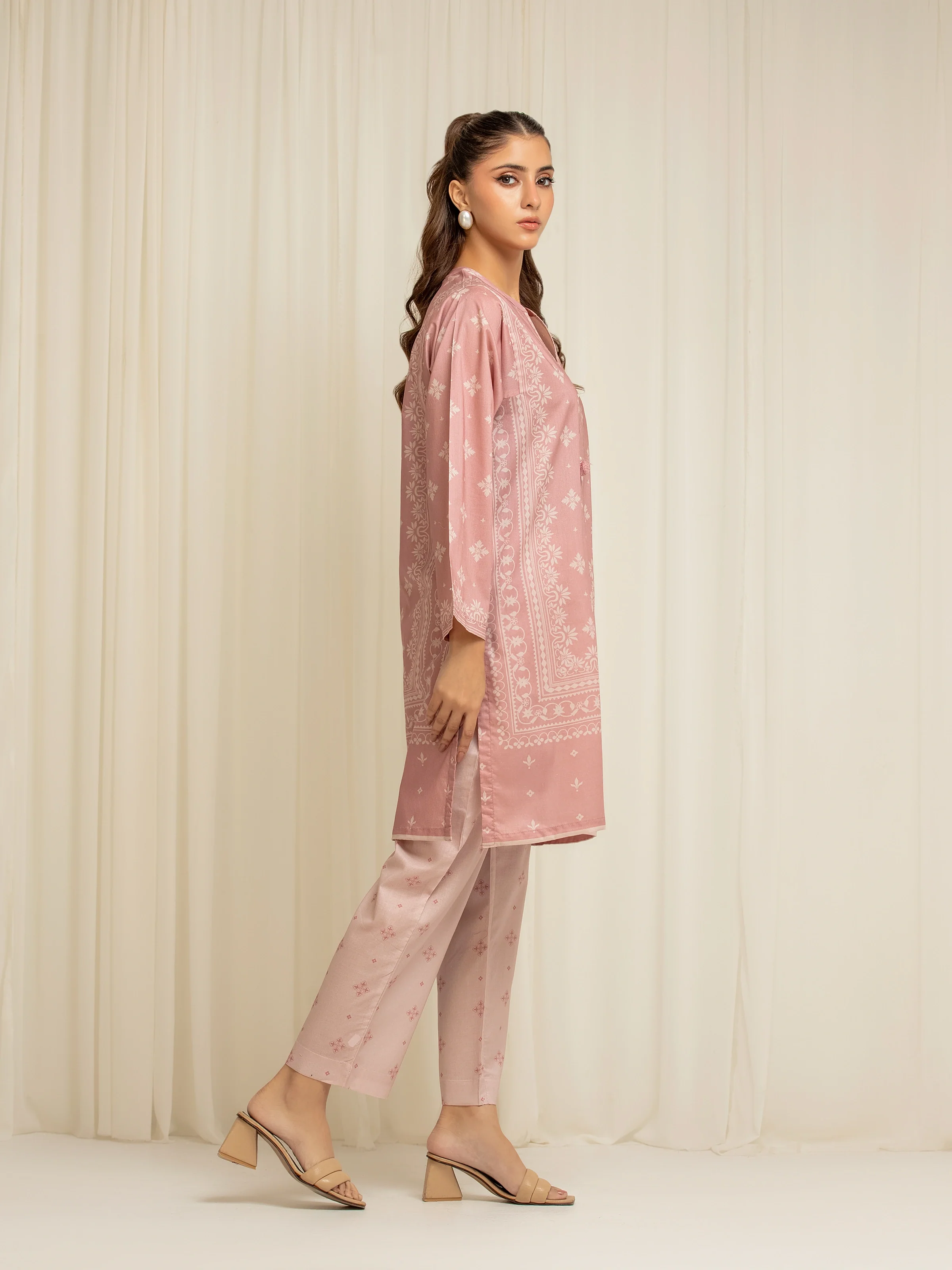 Printed Lawn Co-Ord Set - EWTKP6-86030ST - Image 5