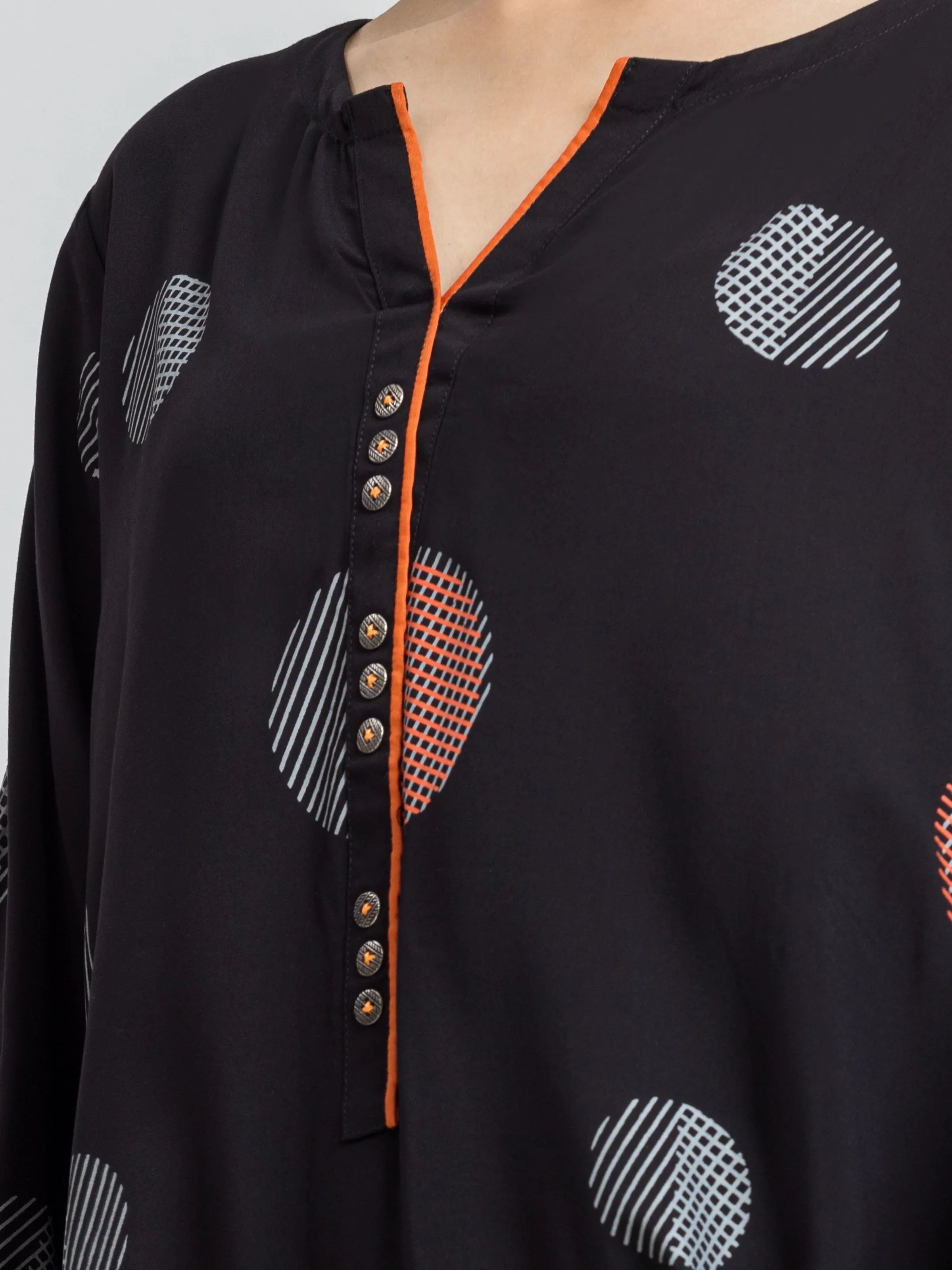 Printed Viscose Shirt Trouser - EWTKP24-69121ST - Image 2