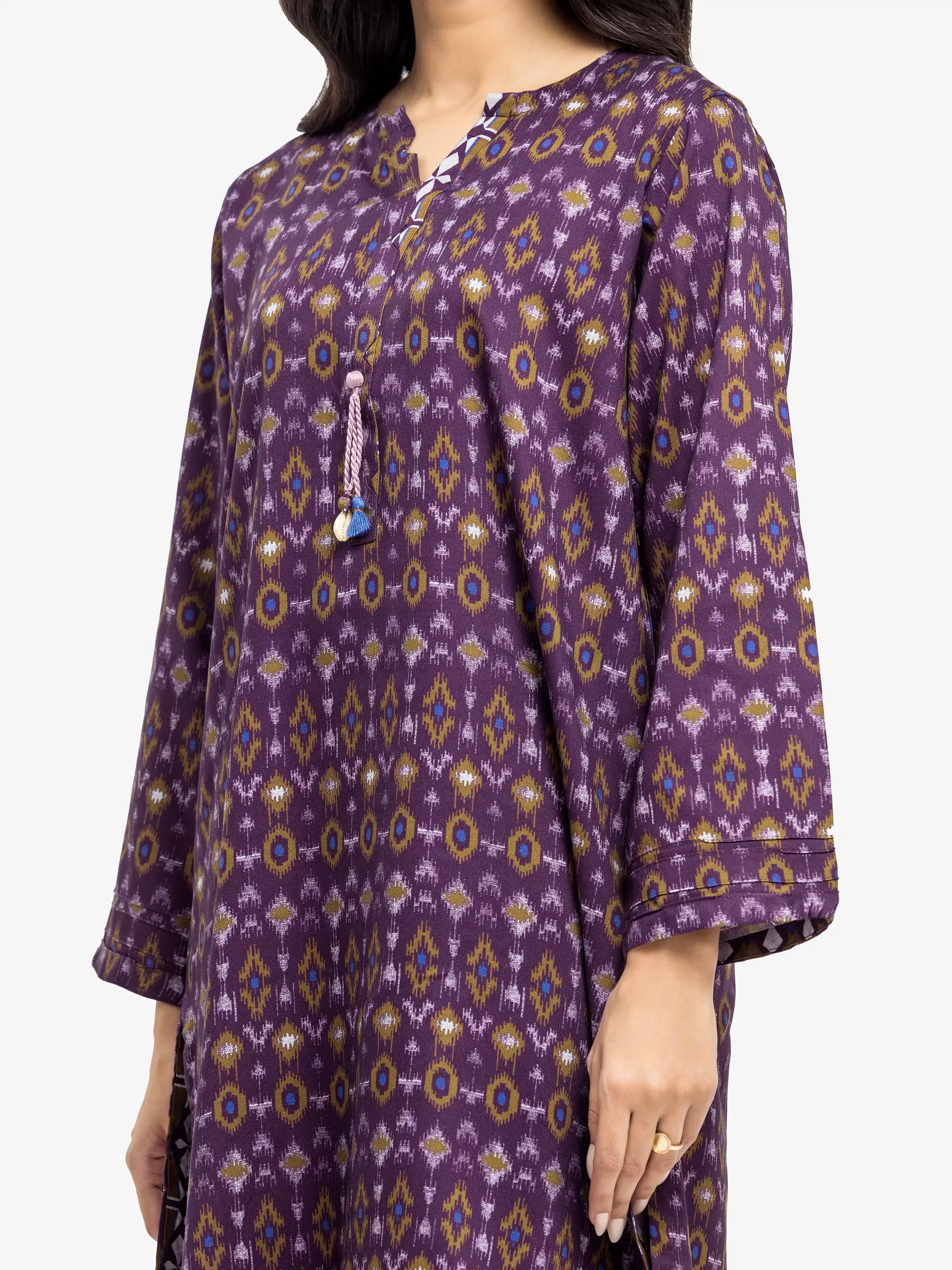 Printed Viscose Co-Ord Set - EWTKP24-81377ST - Image 3
