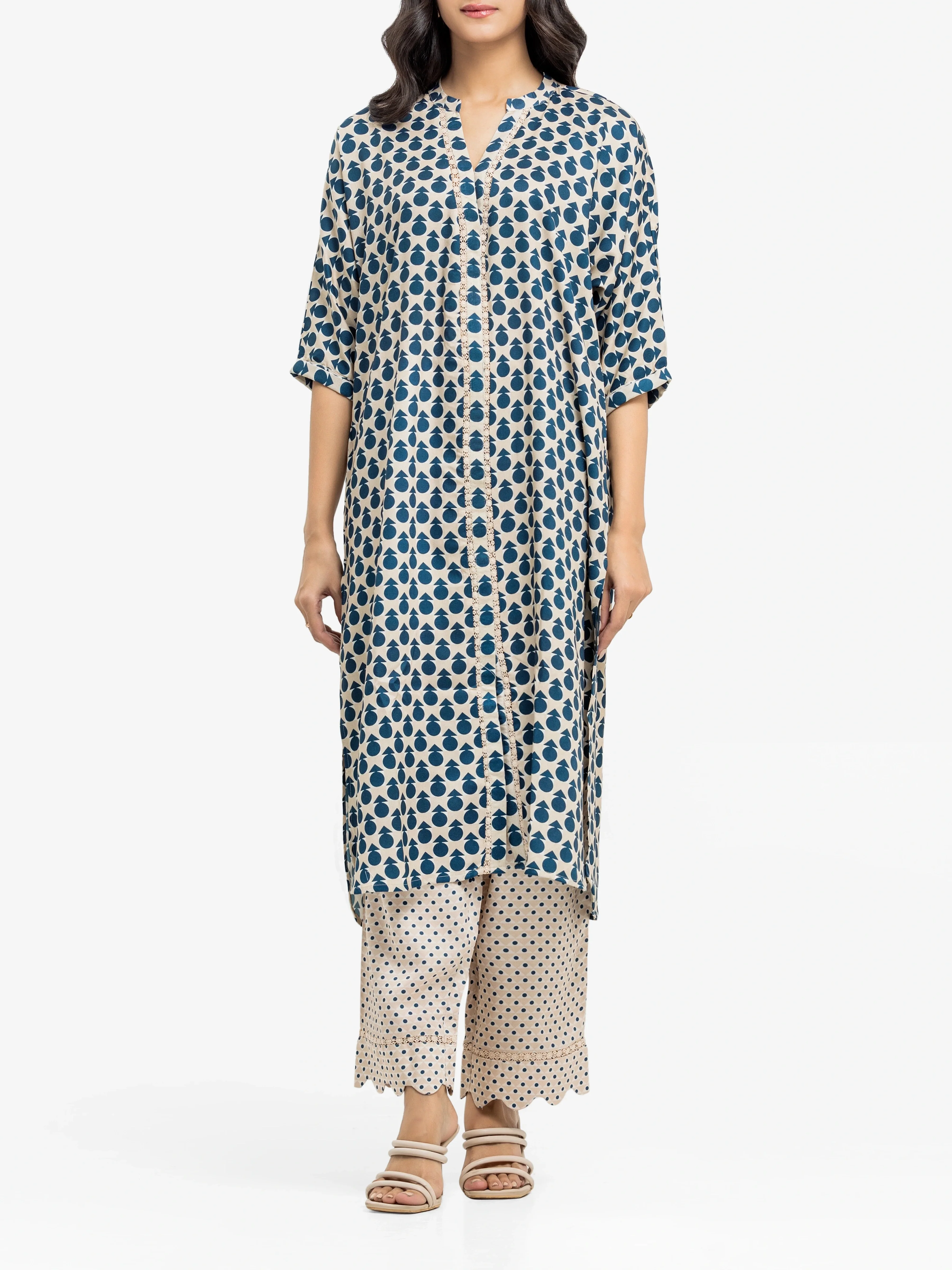 Printed Viscose Co-Ord Set - EWTKP24-81385ST