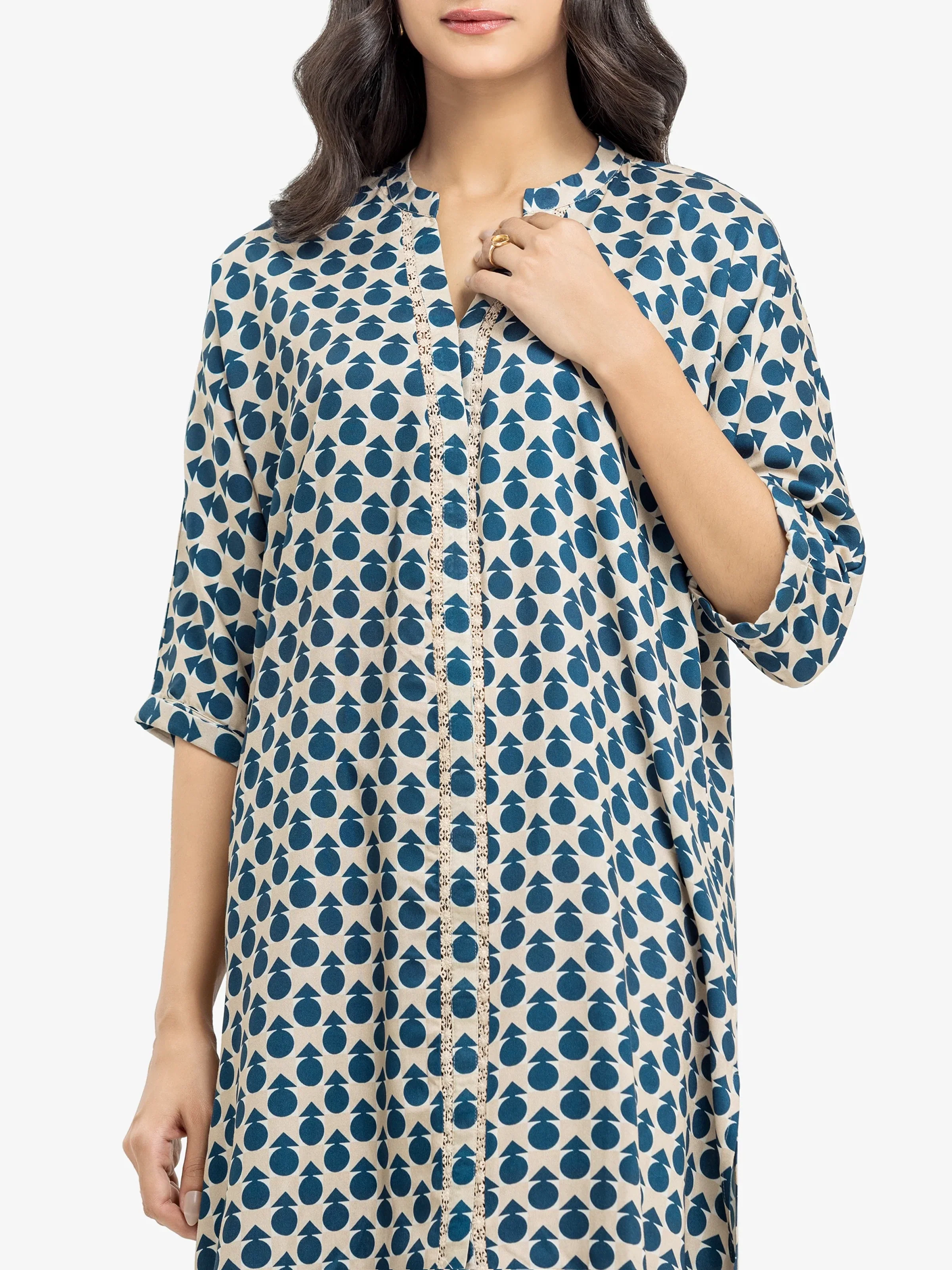 Printed Viscose Co-Ord Set - EWTKP24-81385ST - Image 2