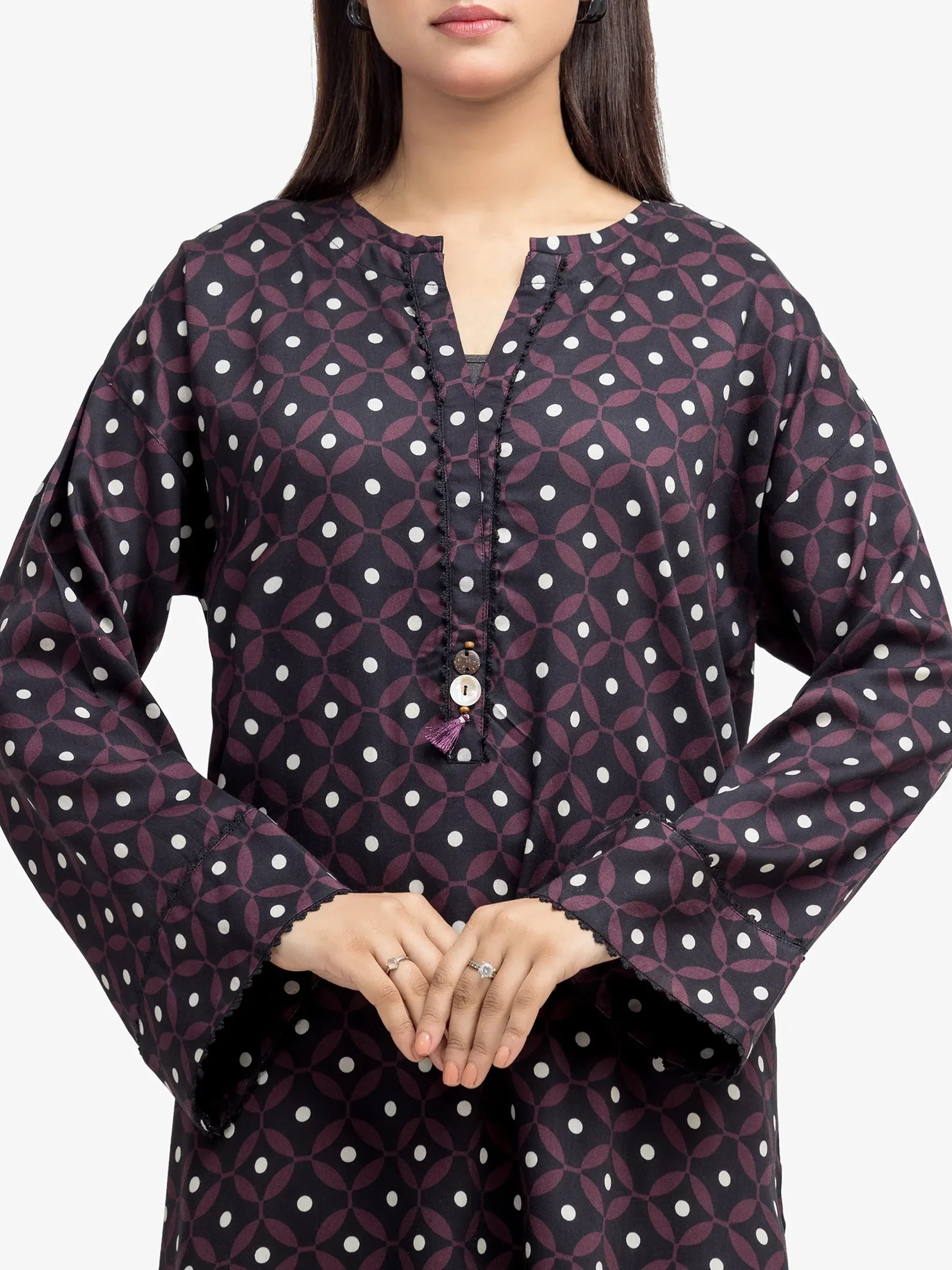 Printed Viscose Co-Ord Set - EWTKP24-81470ST - Image 2