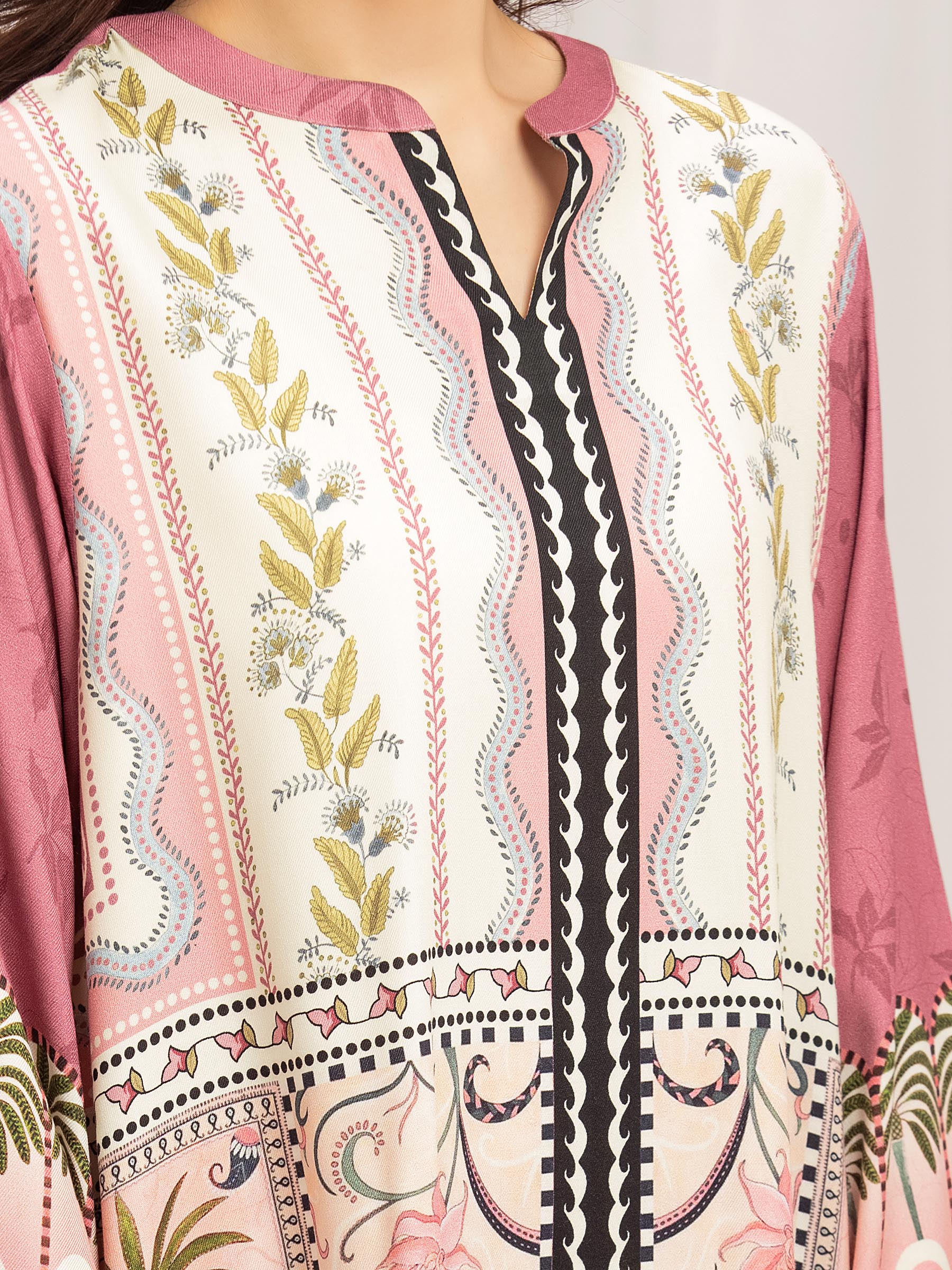 Printed Twill Viscose Co-Ord Set - EWTKP5-84073ST - Image 3