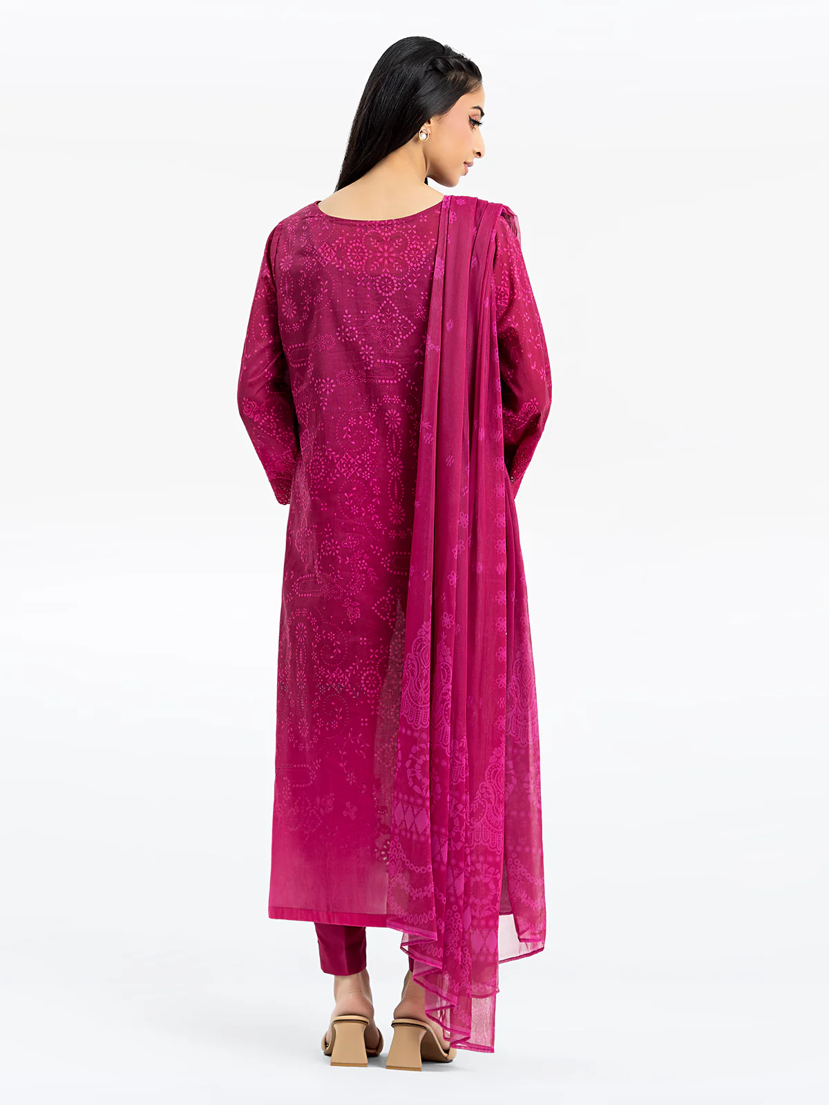 Embroidered Lawn Suit - EWTKE24-80155-3P - Image 6
