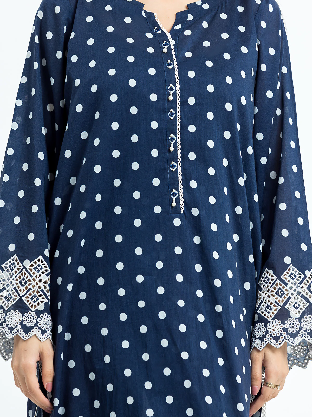 Embroidered Lawn Suit - EWTKE24-81013-3P - Image 4