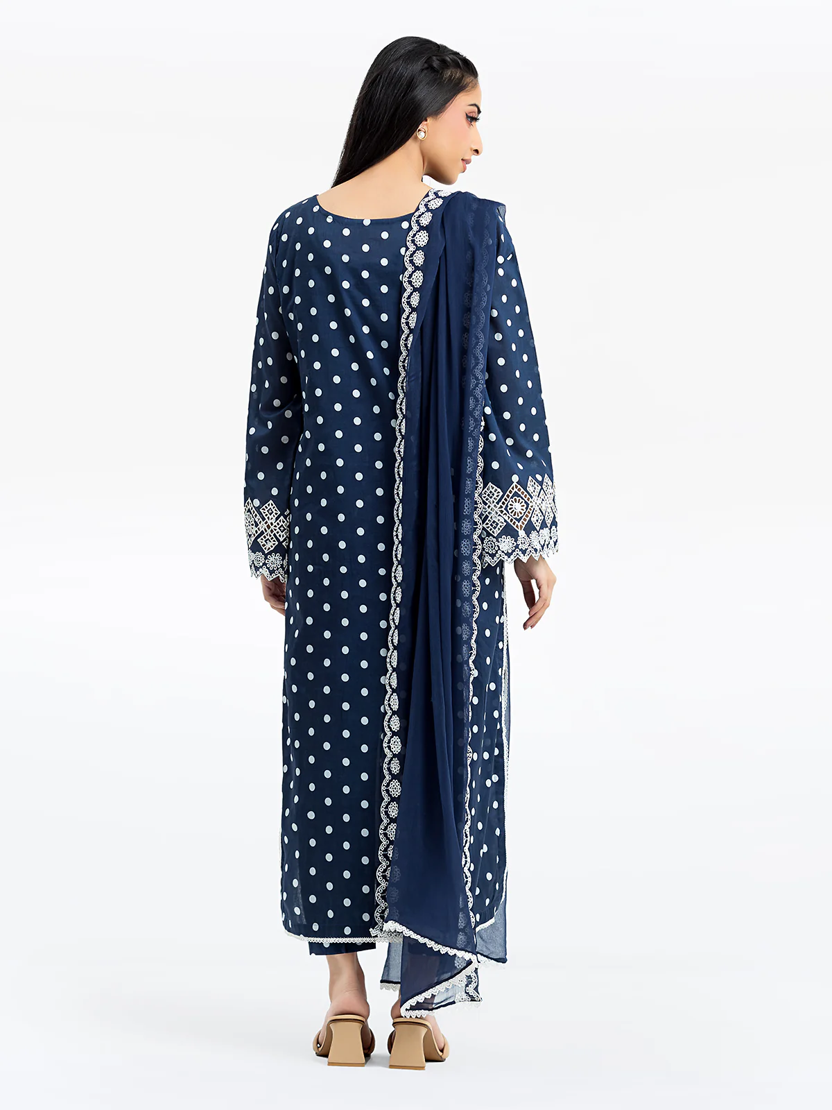 Embroidered Lawn Suit - EWTKE24-81013-3P - Image 6