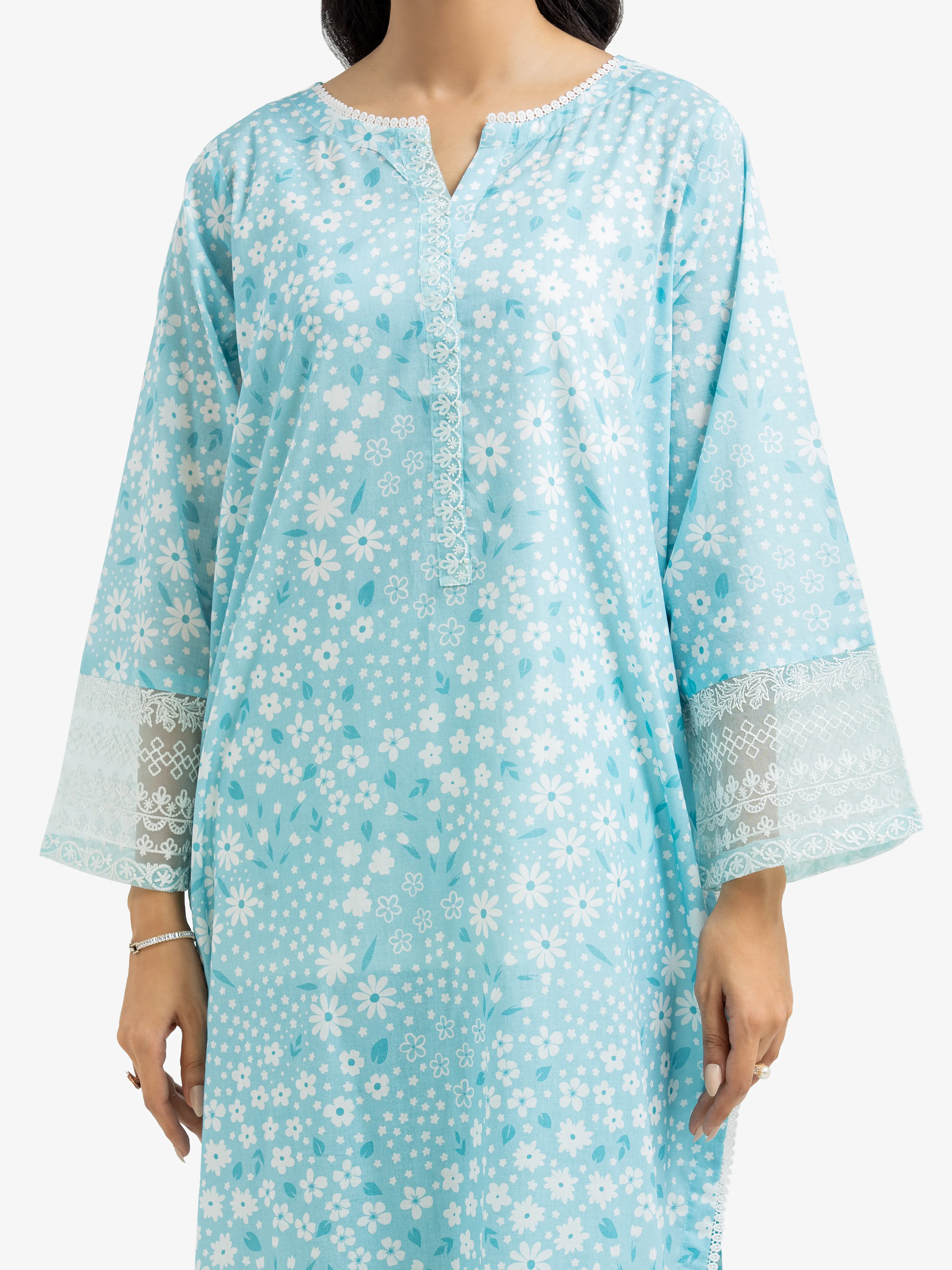 Embroidered Lawn Suit - EWTKE24-81015-3P - Image 3