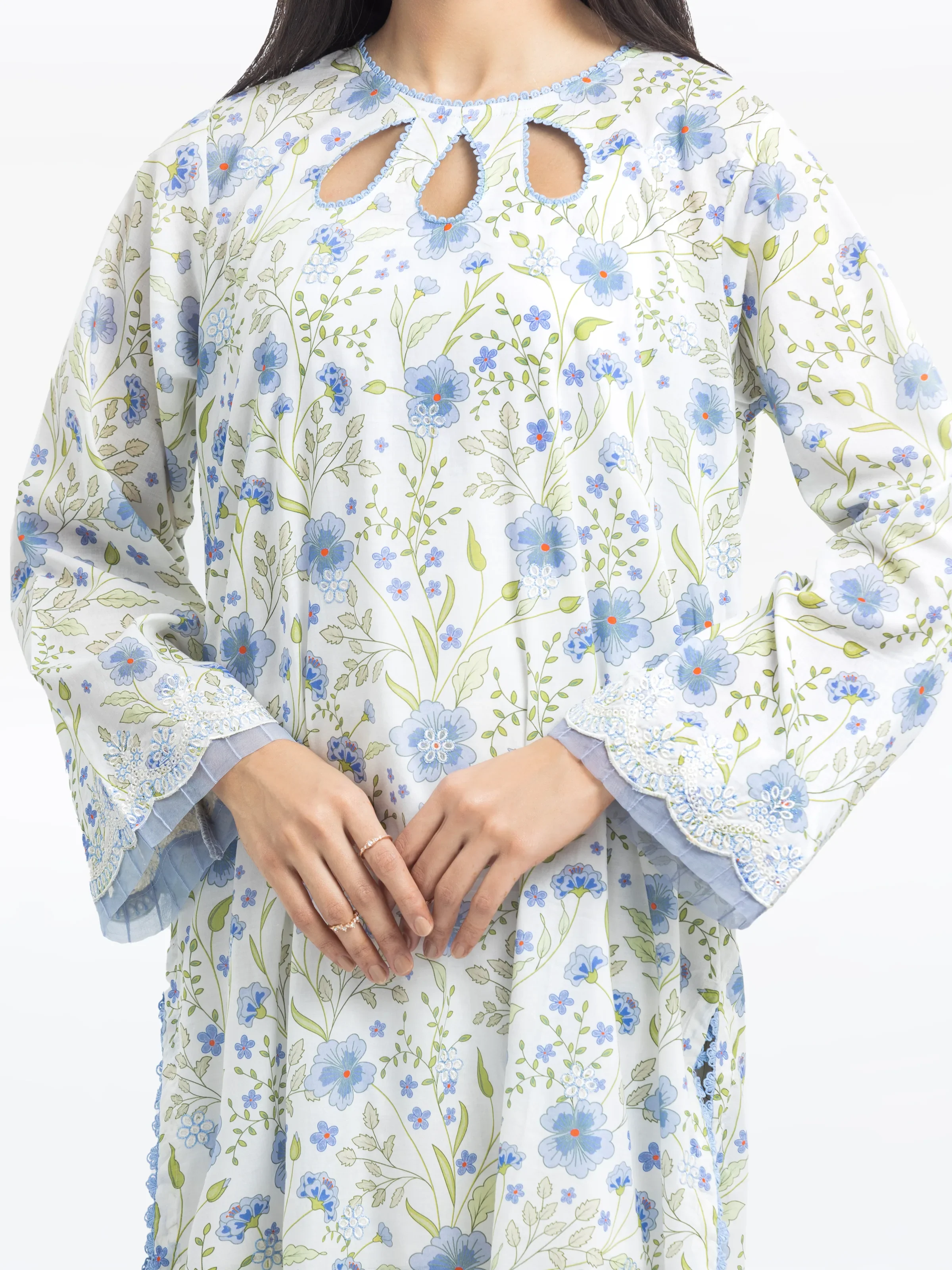 Embroidered Lawn Suit - EWTKE24-81152-3P - Image 3