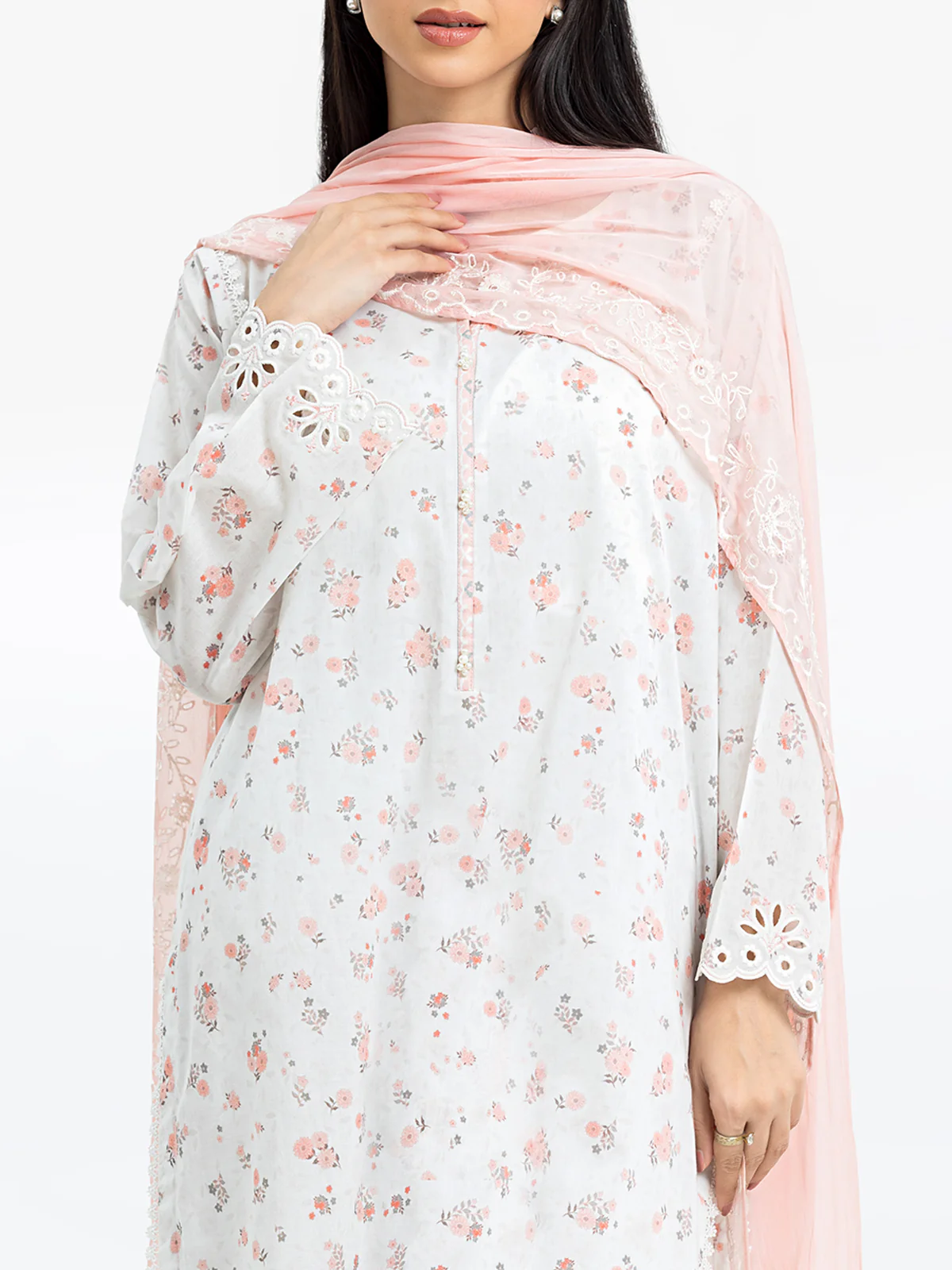 Embroidered Lawn Suit - EWTKE24-81153-3P - Image 2