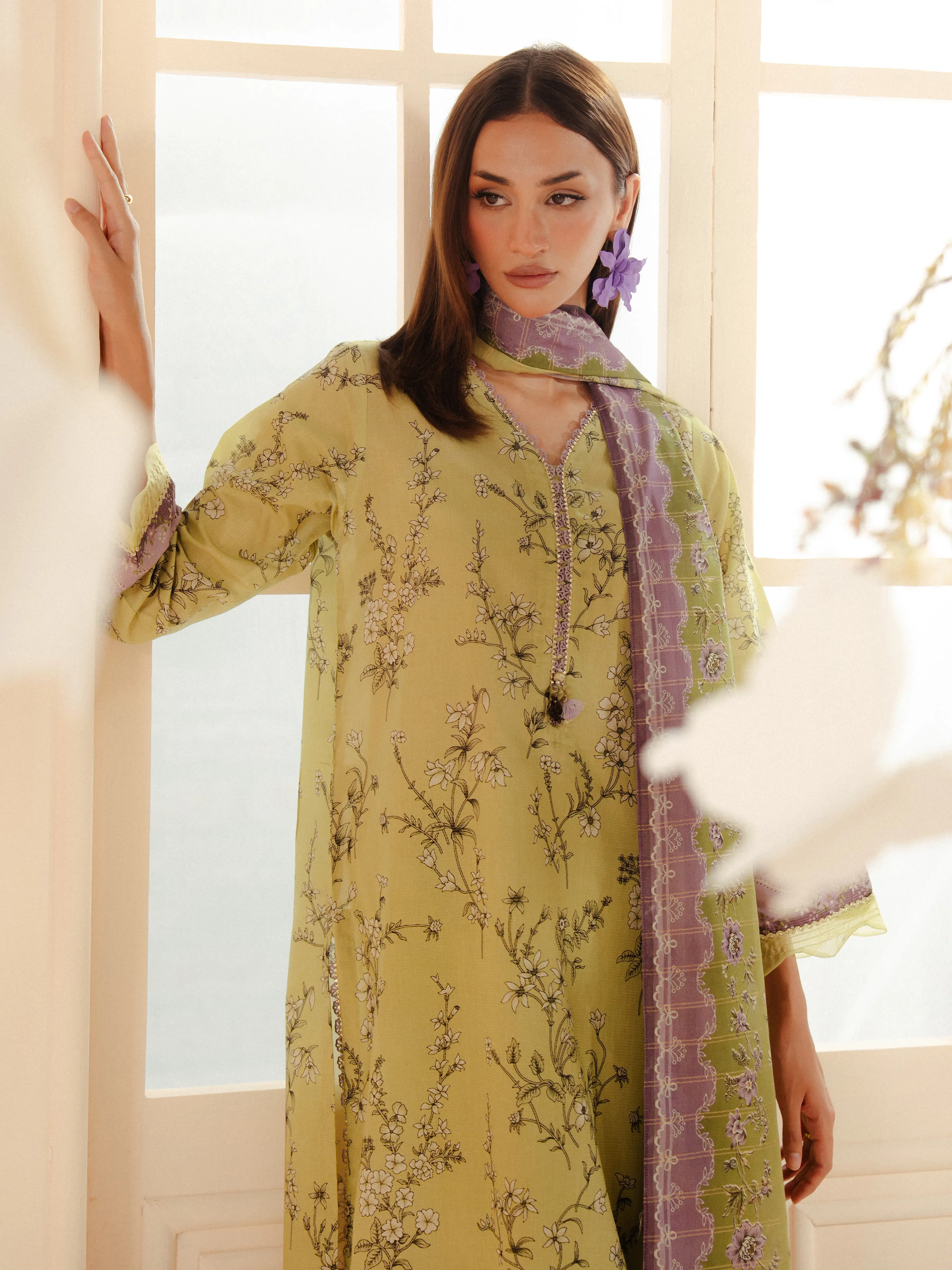 Printed Cambric Suit - EWTKP5-81722-3P - Image 2
