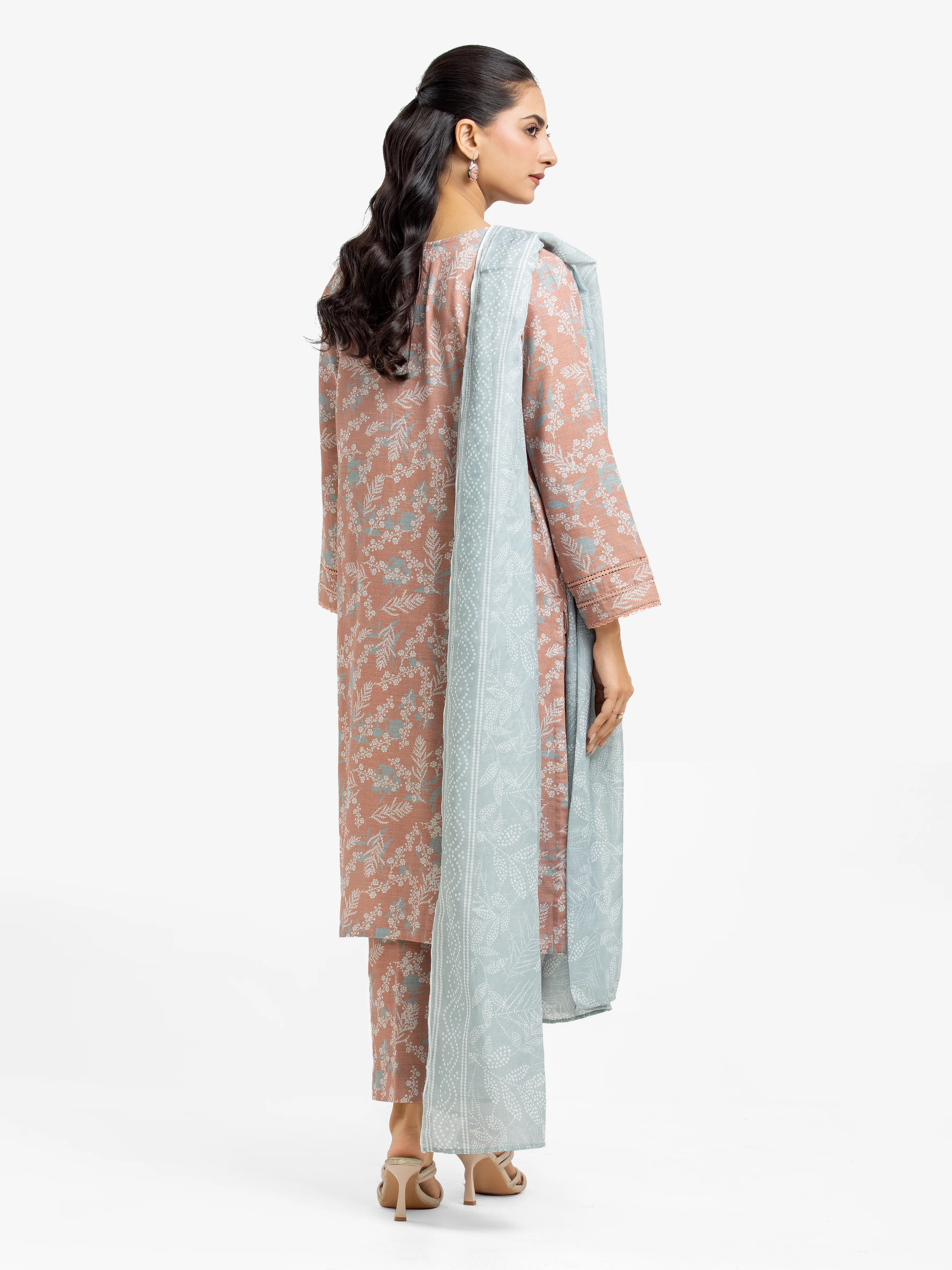 Printed Khaddar Suit - EWTKP24-81356-3P - Image 5