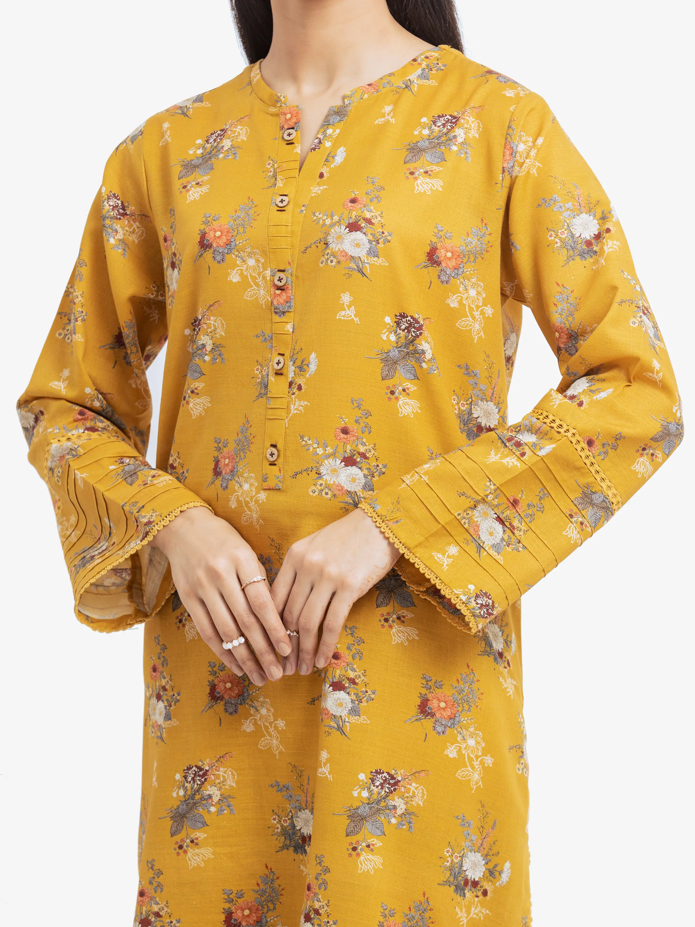 Printed Khaddar Suit - EWTKP24-81490-3P - Image 3