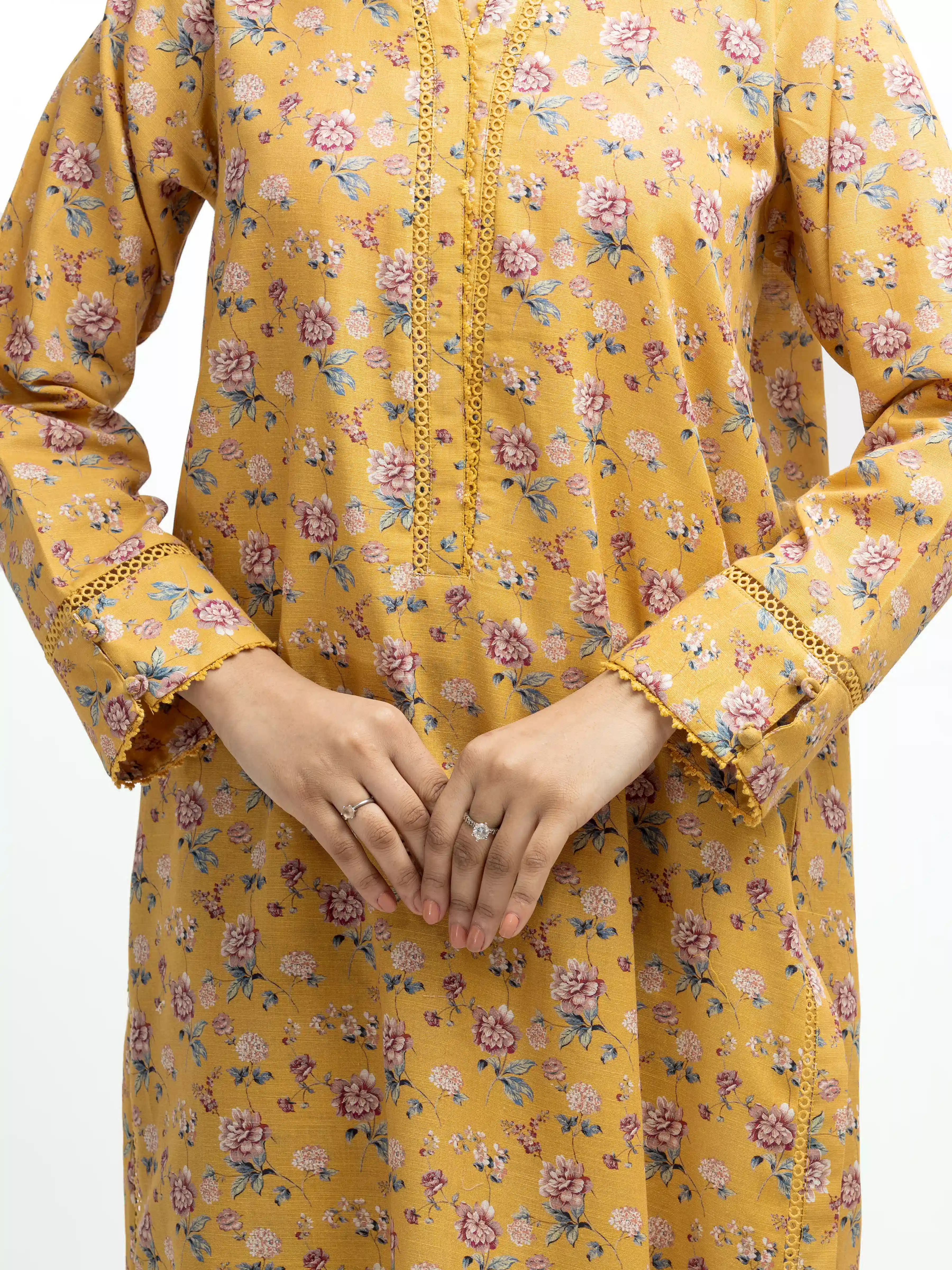 Printed Khaddar Suit - EWTKP24-81520-3P - Image 4