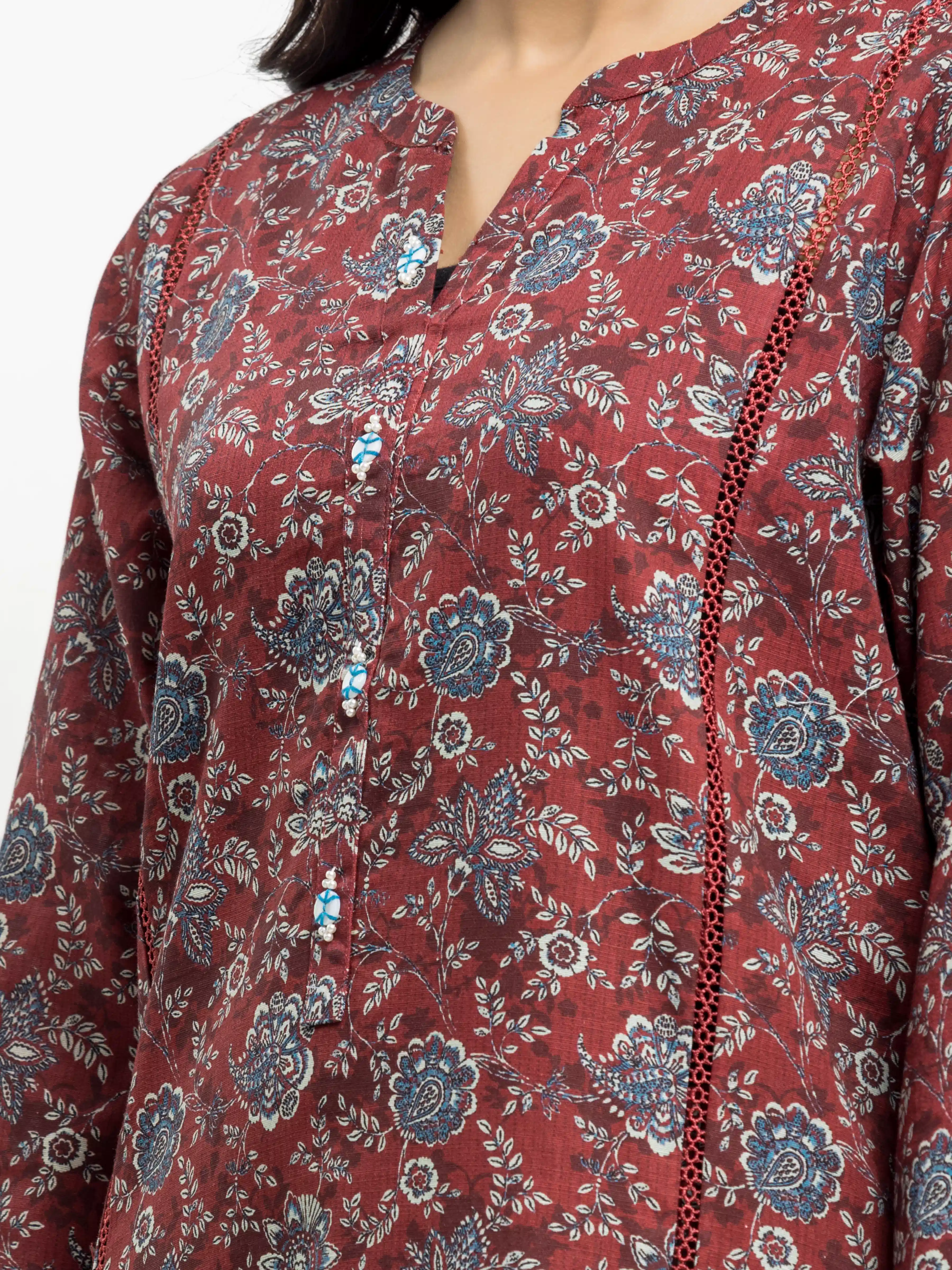 Printed Khaddar Suit - EWTKP24-81523-3P - Image 3
