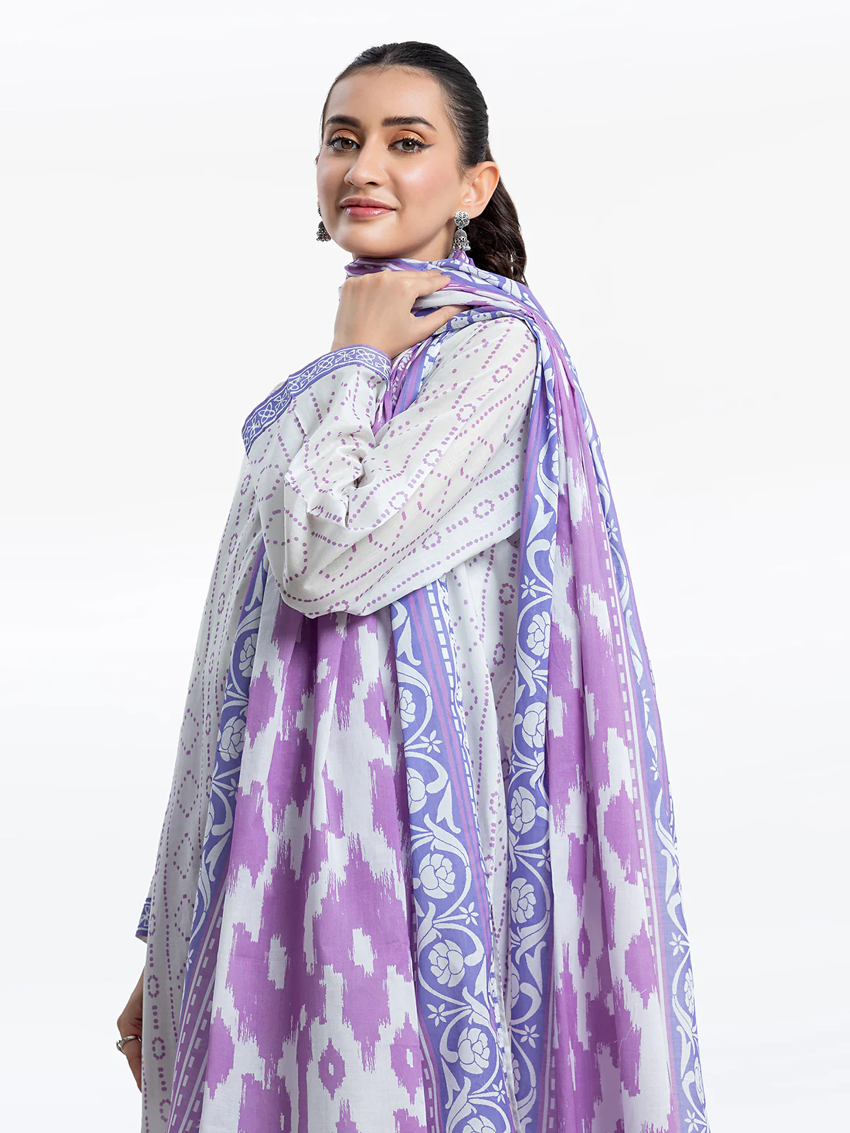 Printed Lawn Suit - EWTKP24-81303-3P - Image 2