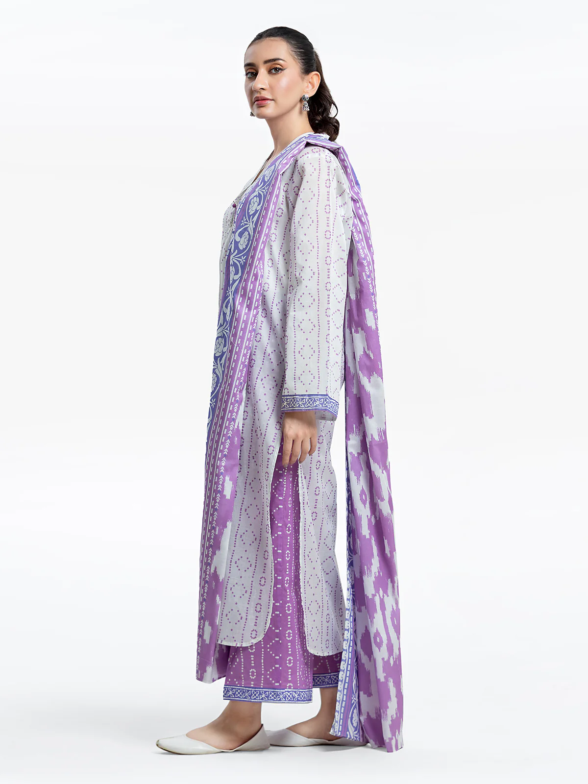 Printed Lawn Suit - EWTKP24-81303-3P - Image 4