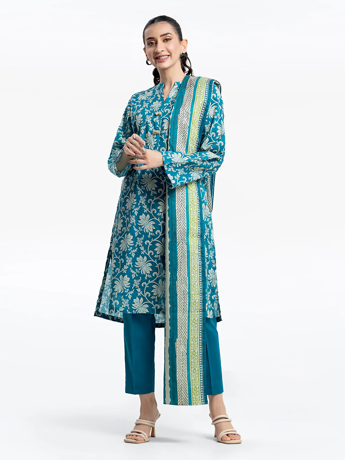 Printed Lawn Suit - EWTKP24-81305-3P