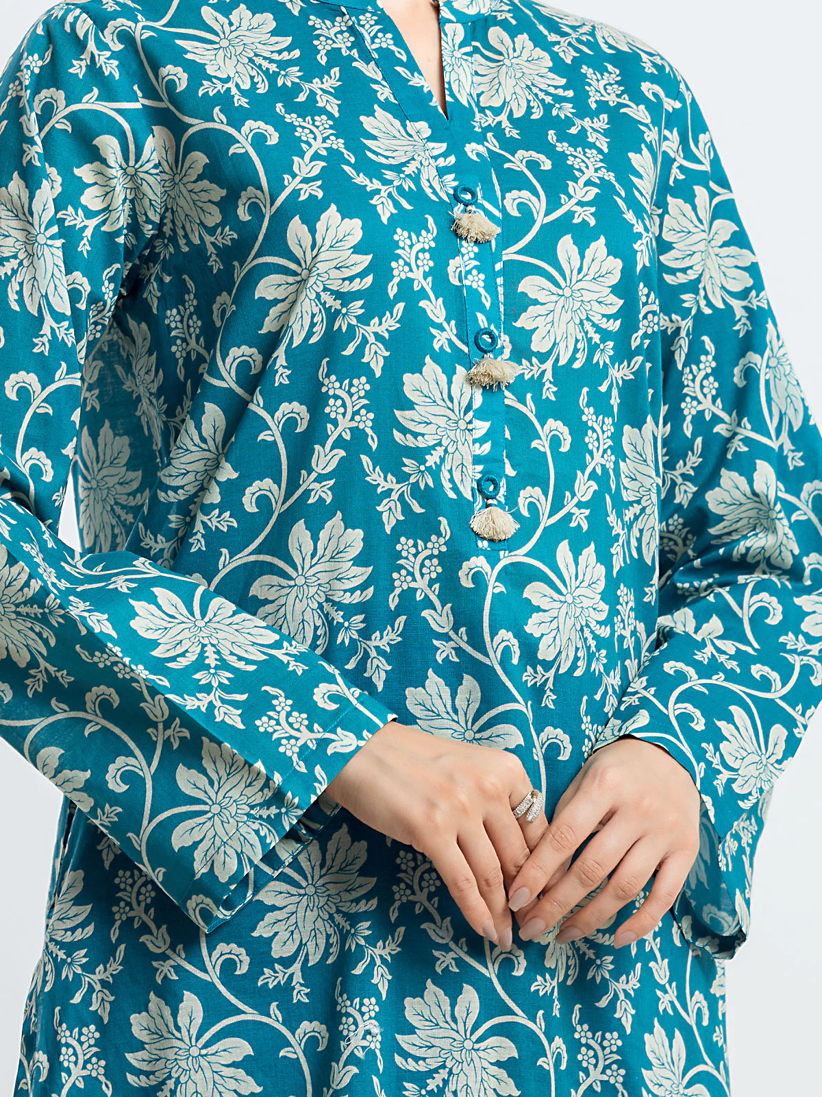 Printed Lawn Suit - EWTKP24-81305-3P - Image 3