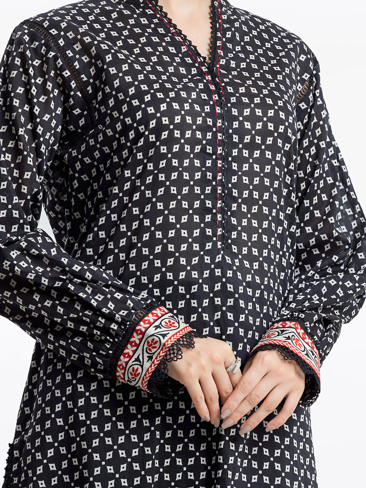 Printed Lawn Suit - EWTKP24-81306-3P - Image 3