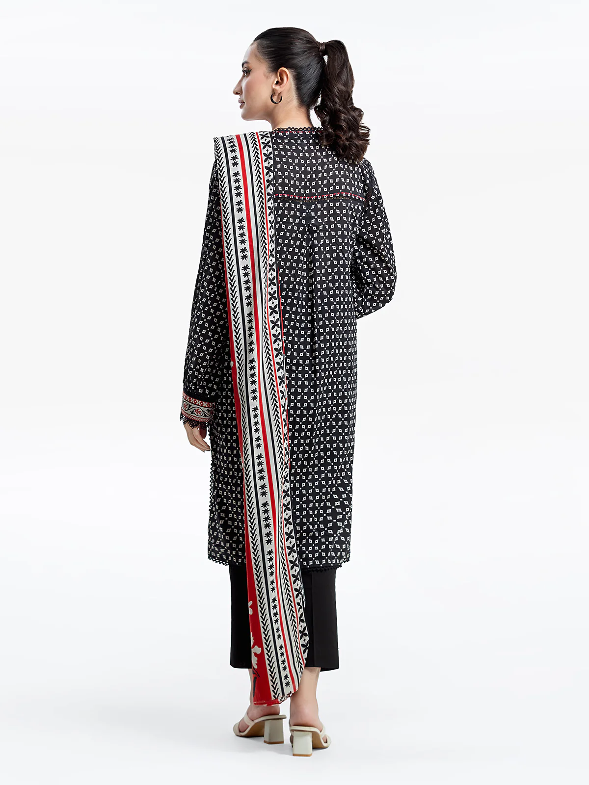 Printed Lawn Suit - EWTKP24-81306-3P - Image 5