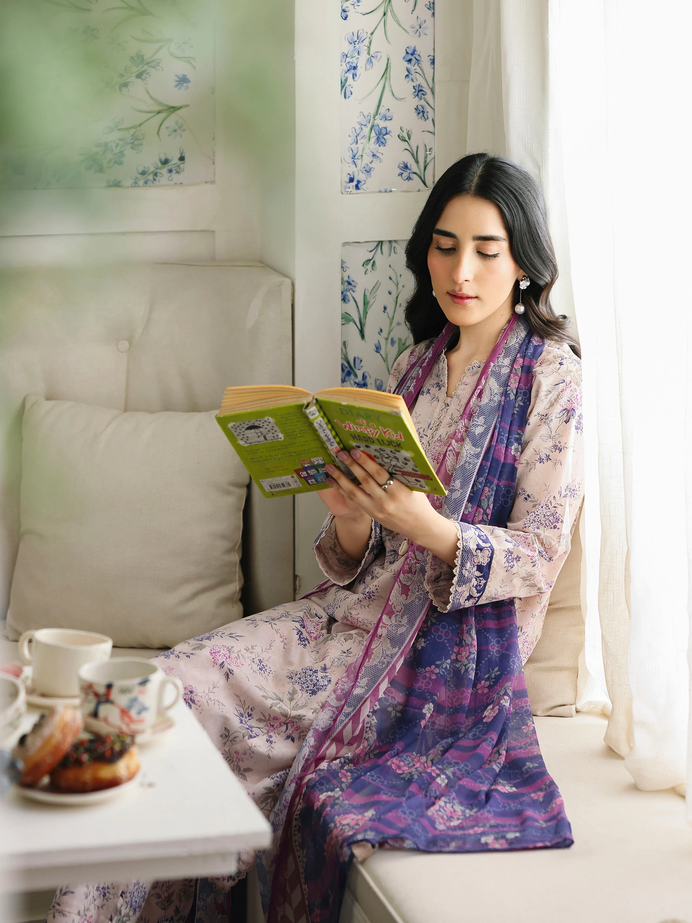 Printed Lawn Suit - EWTKP5-81078-3P - Image 4