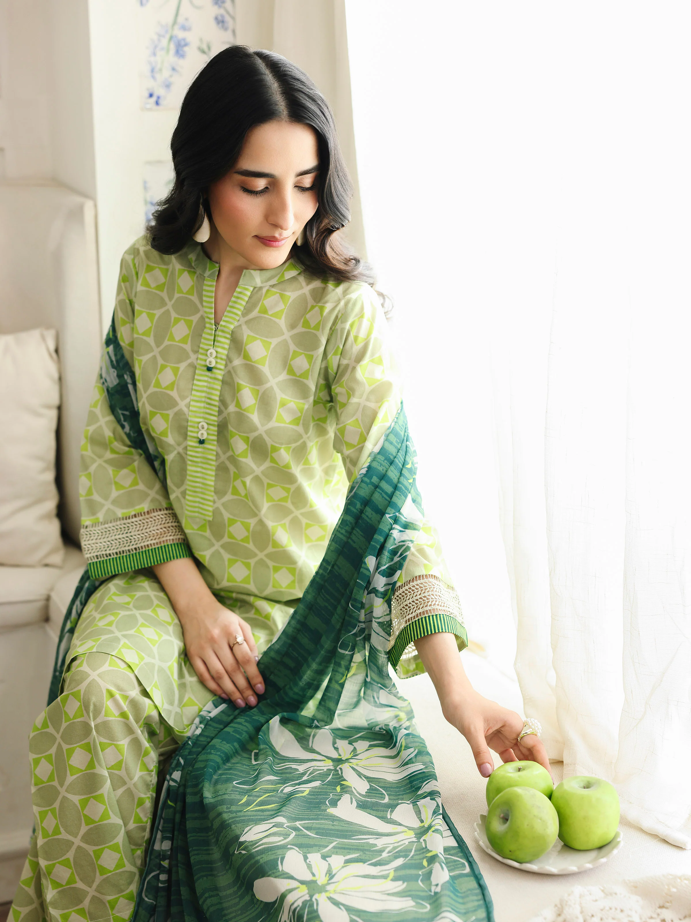 Printed Lawn Suit - EWTKP5-81998-3P - Image 6