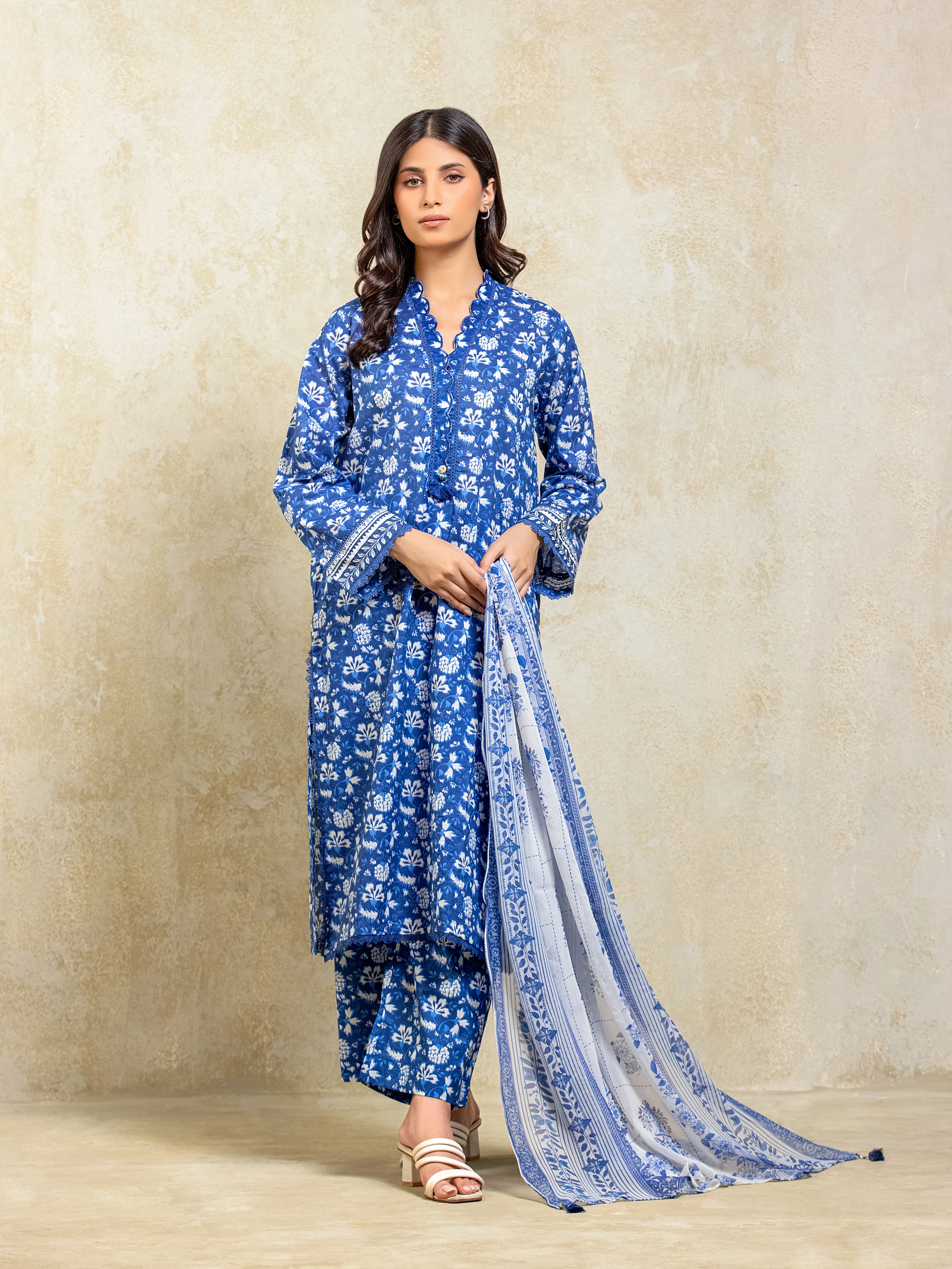 Printed Lawn Suit - EWTKP5-82018-3P