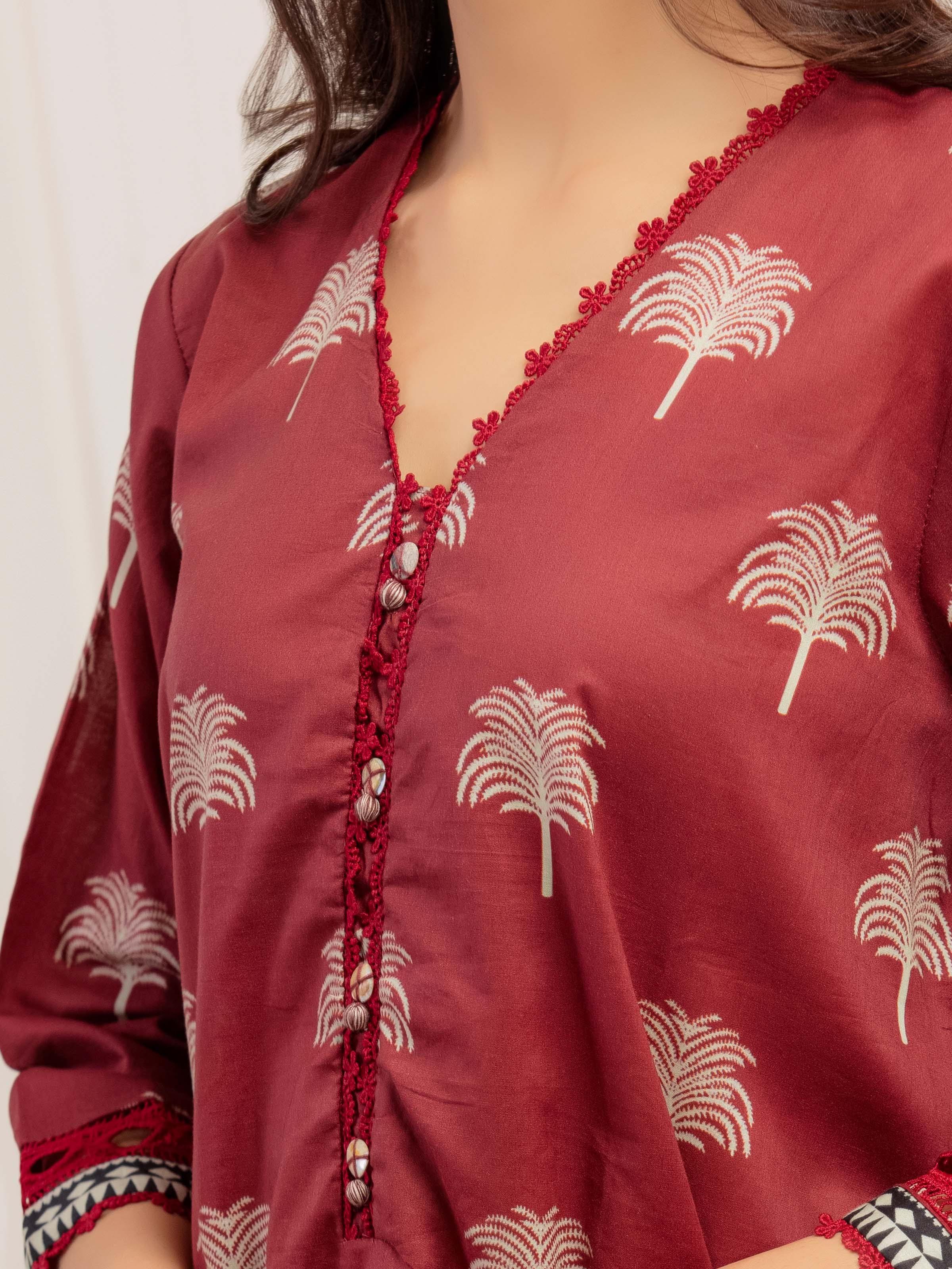 Printed Lawn Suit - EWTKP5-82024-3P - Image 3
