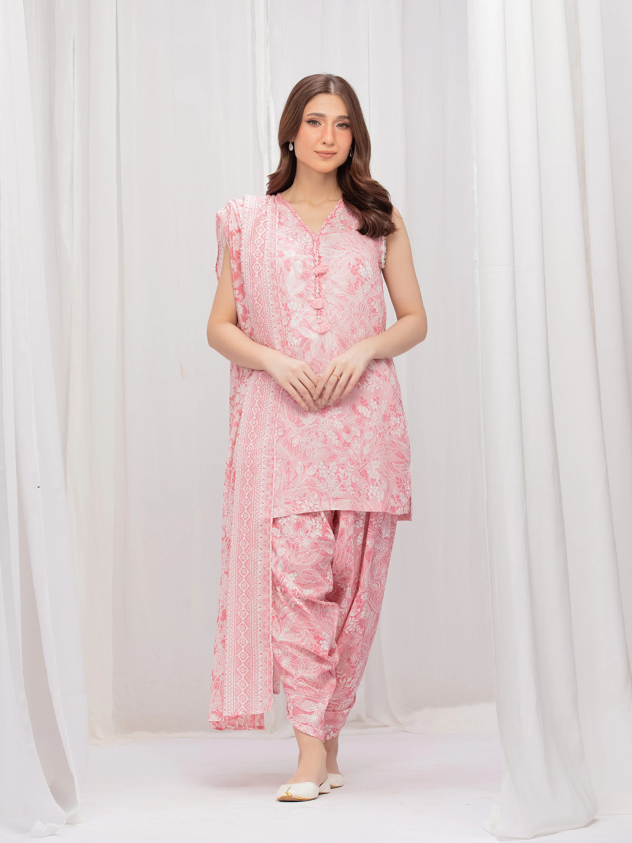 Printed Lawn Suit - EWTKP5-83001-3P