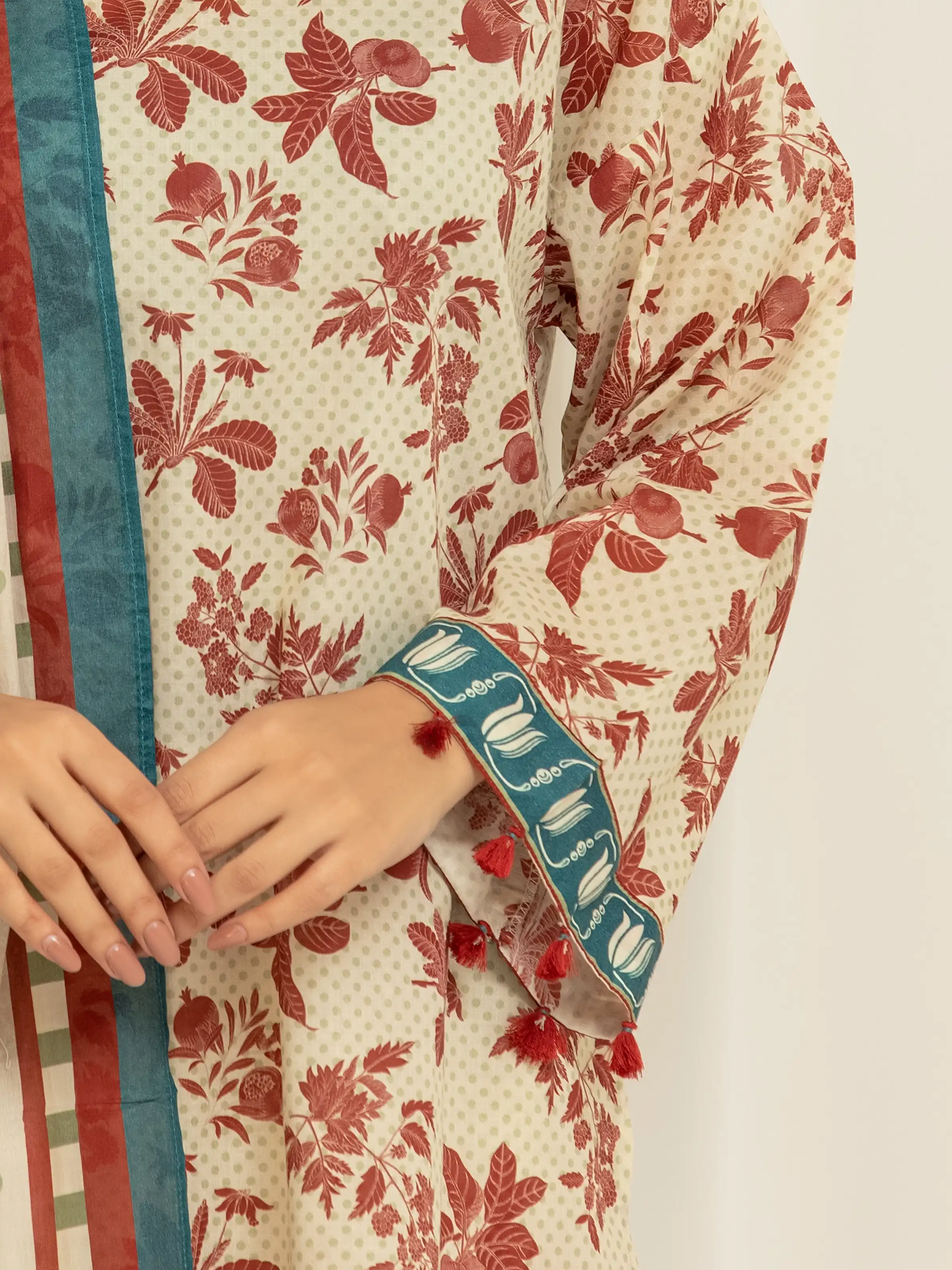 Printed Lawn Suit - EWTKP6-86047-3P - Image 4