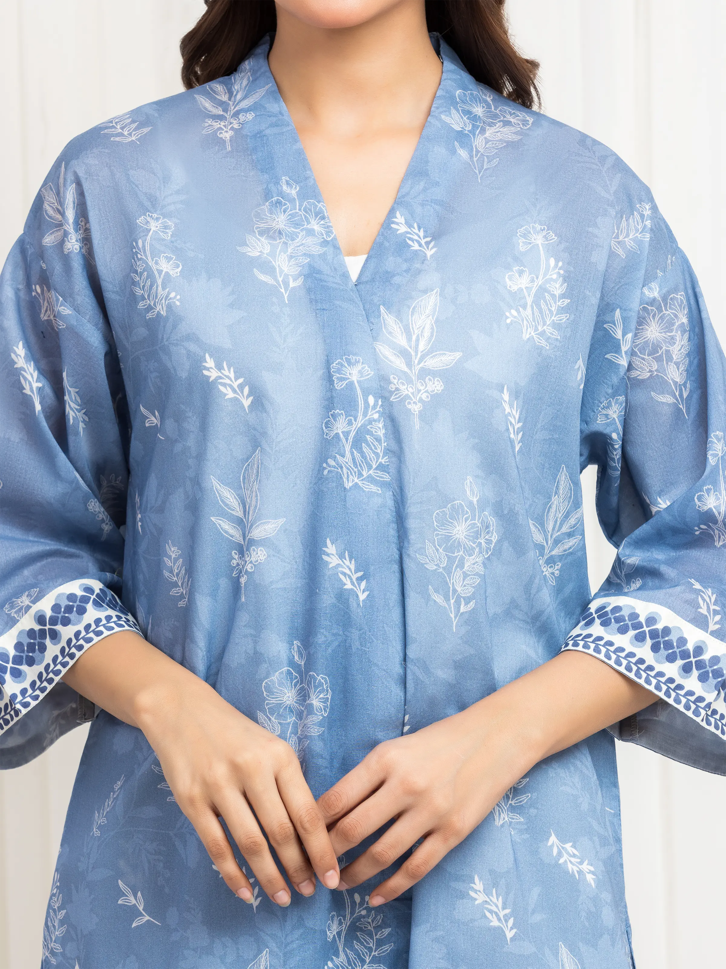 Printed Lawn Suit - EWTKP6-86054-3P - Image 3