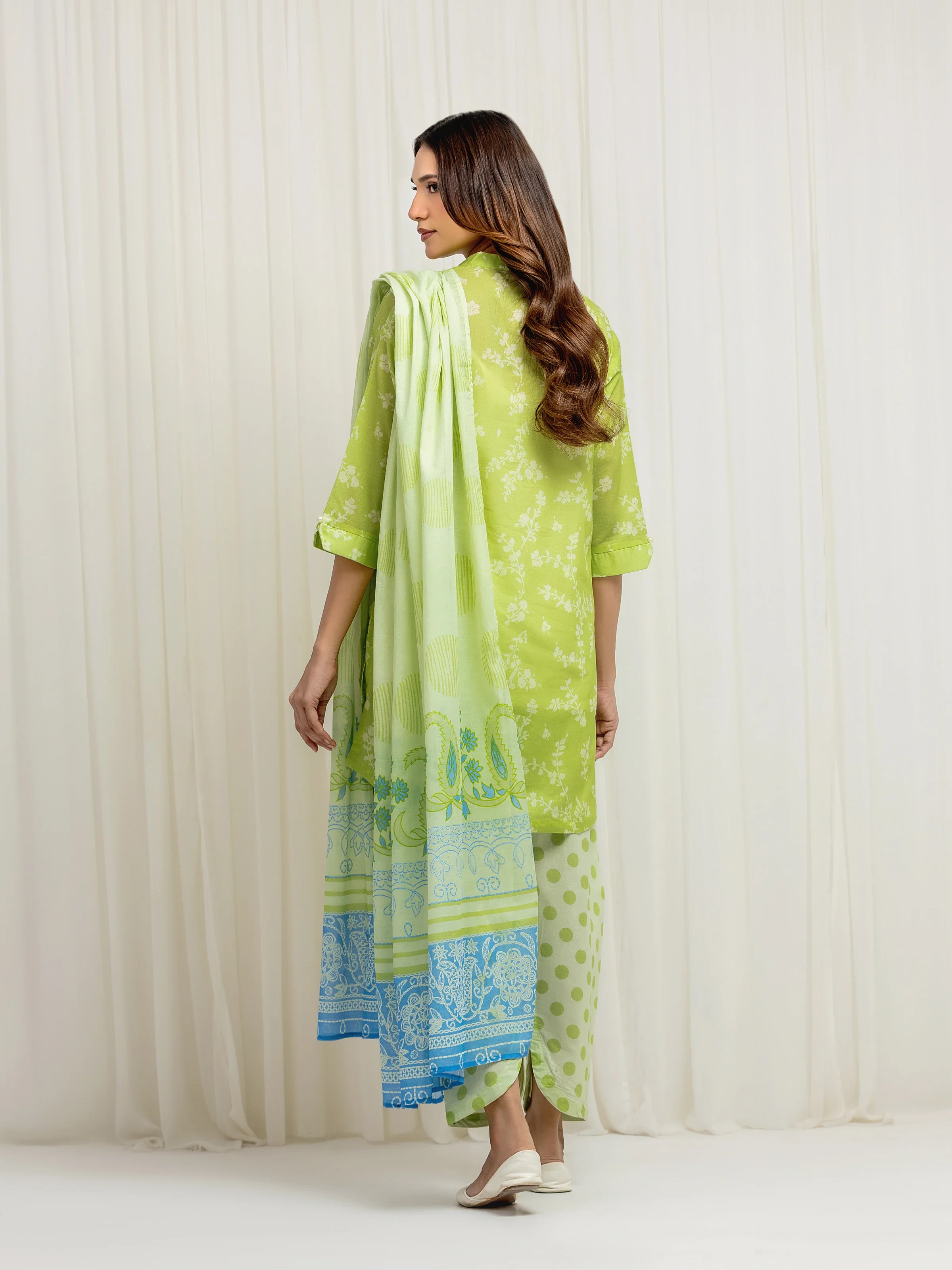 Printed Lawn Suit - EWTKP6-86058-3P - Image 6