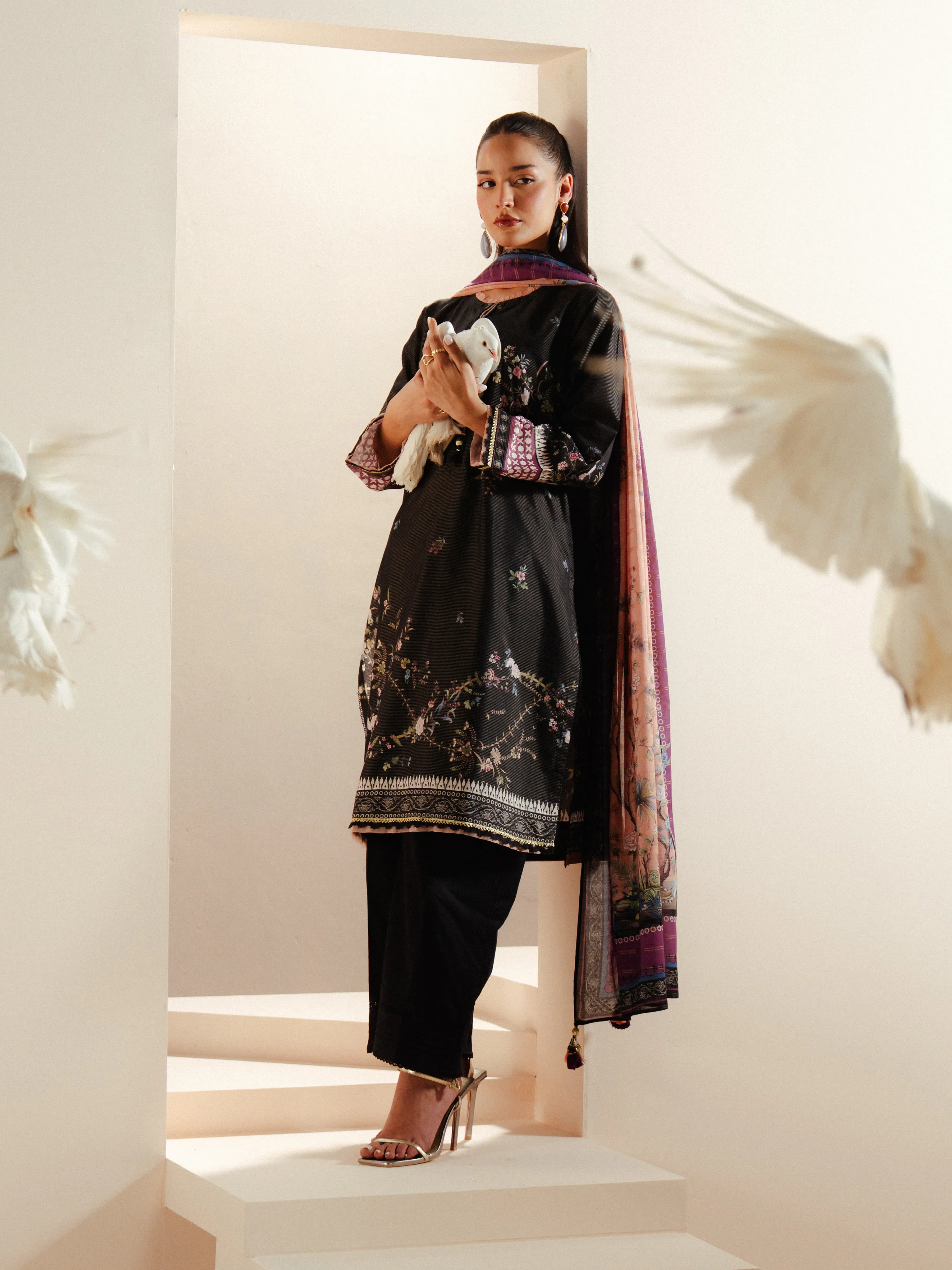 Printed Mesuri Suit - EWTKP5-81719-3P - Image 4