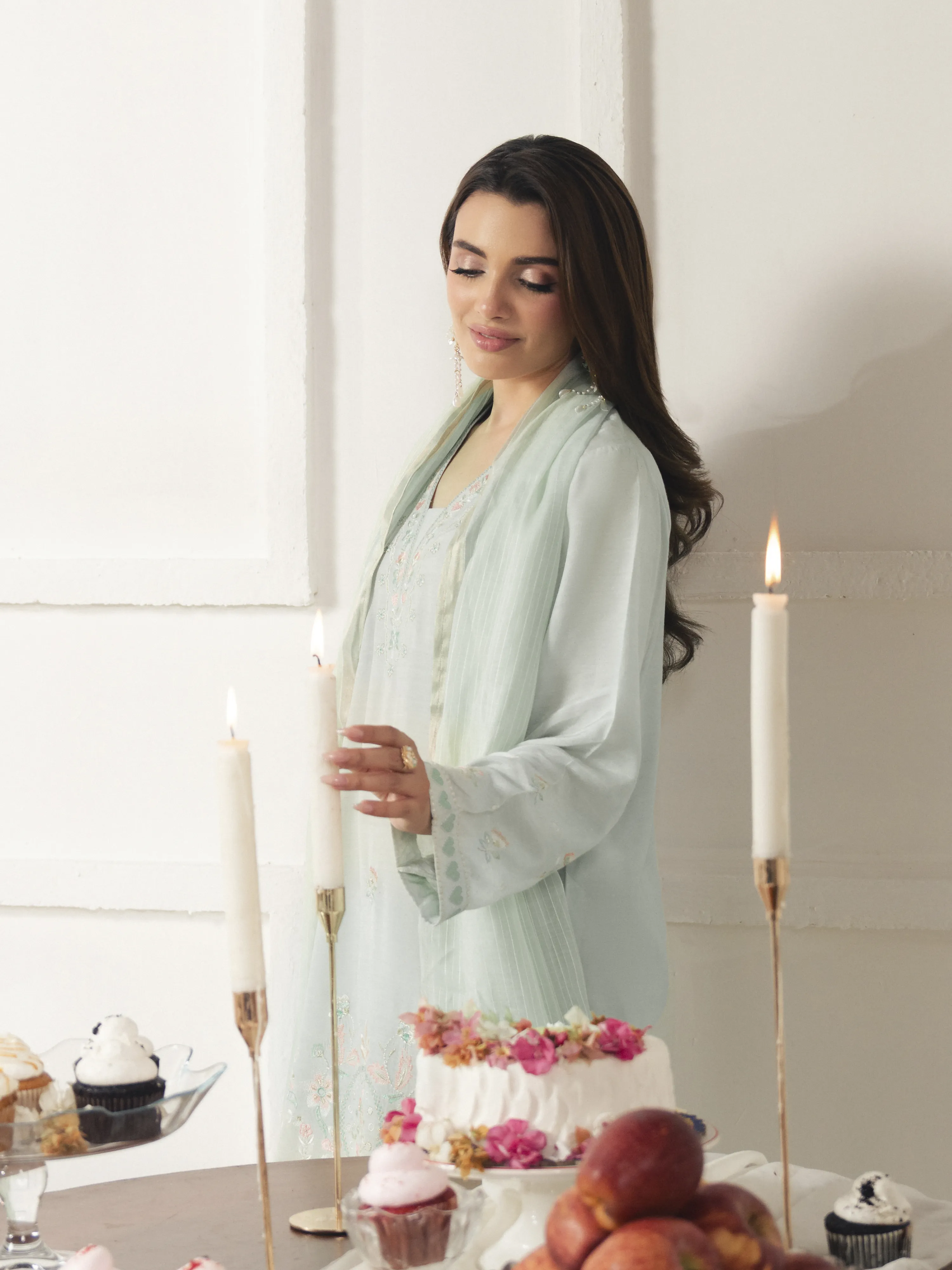Embroidered Karandi Suit - EWTKED6-86080-3P - Image 4