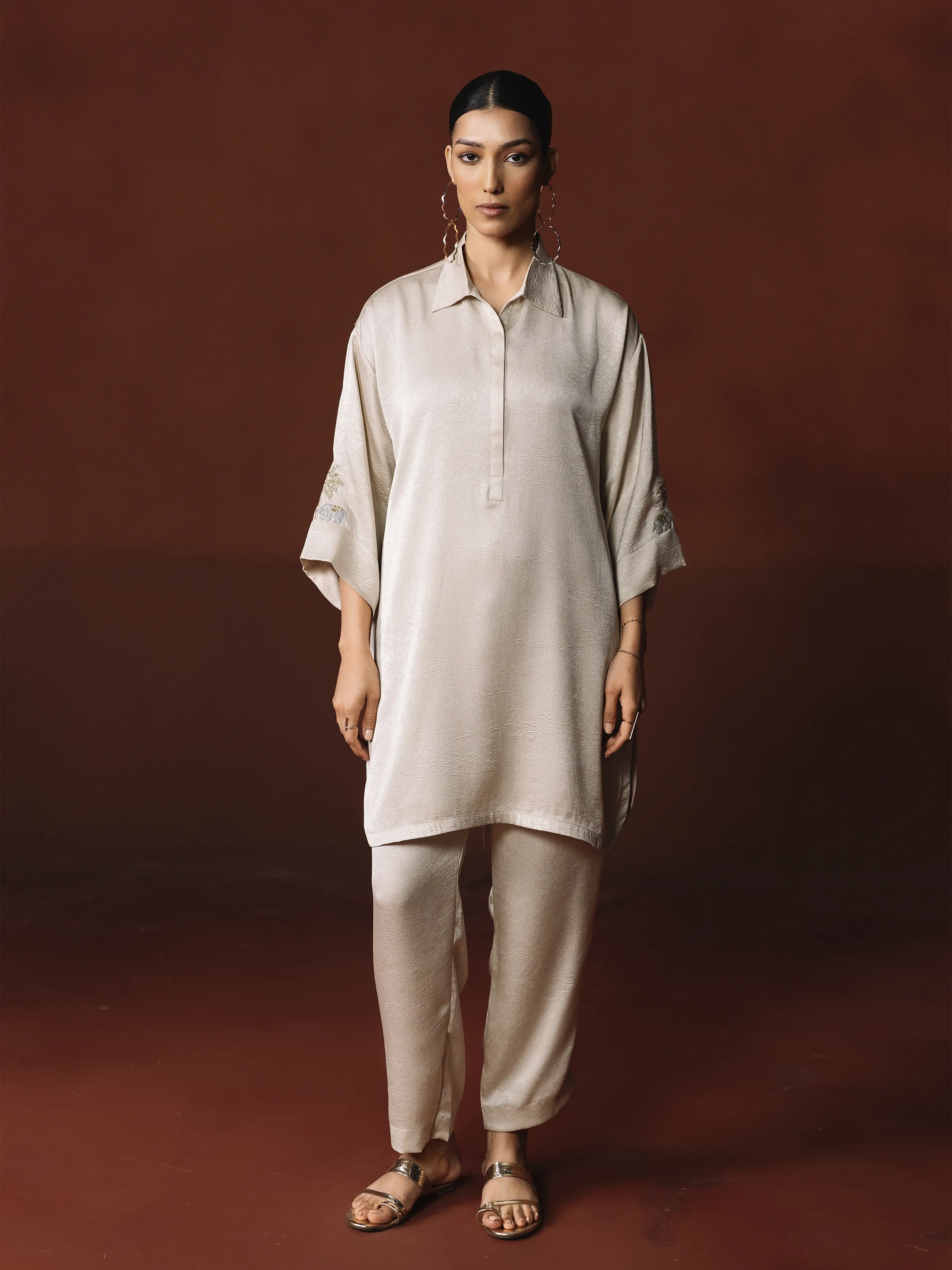 Embroidered Co-Ord Set - EWTKED6-86095ST