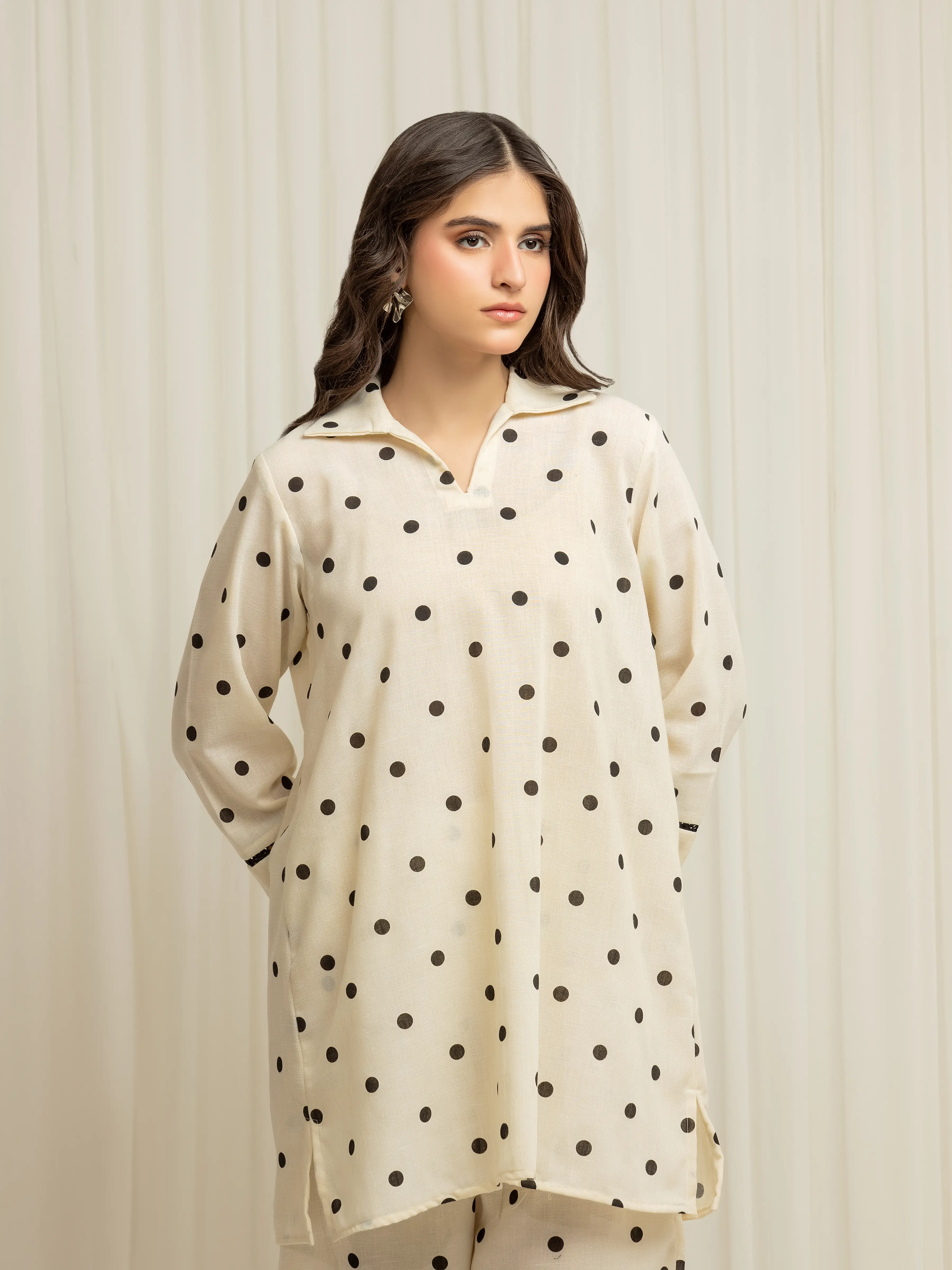 Printed Cotton Co-Ord Set - EWTKP6-86142ST - Image 3