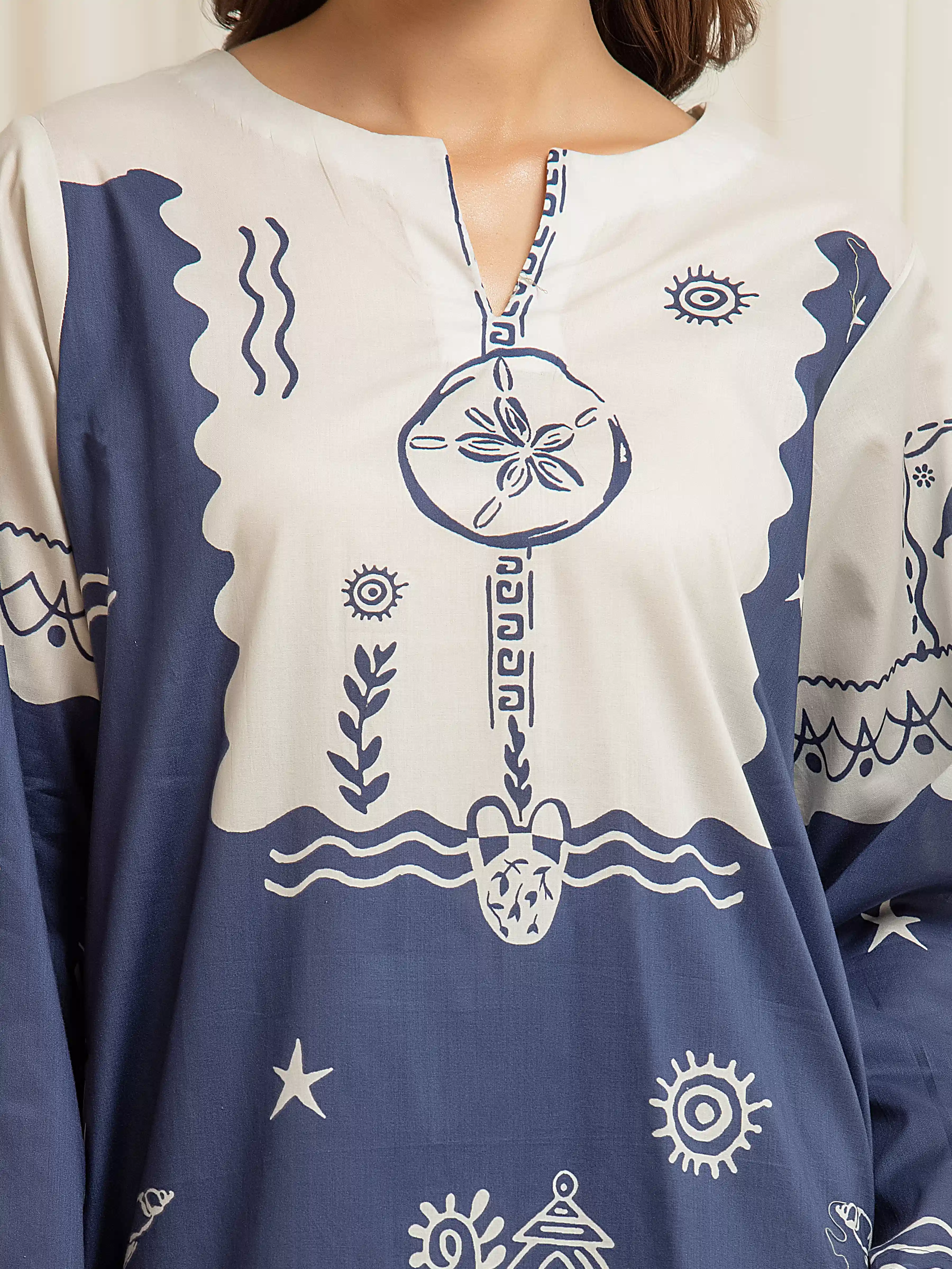 Printed Lawn Co-Ord Set - EWTKP6-86015ST - Image 3