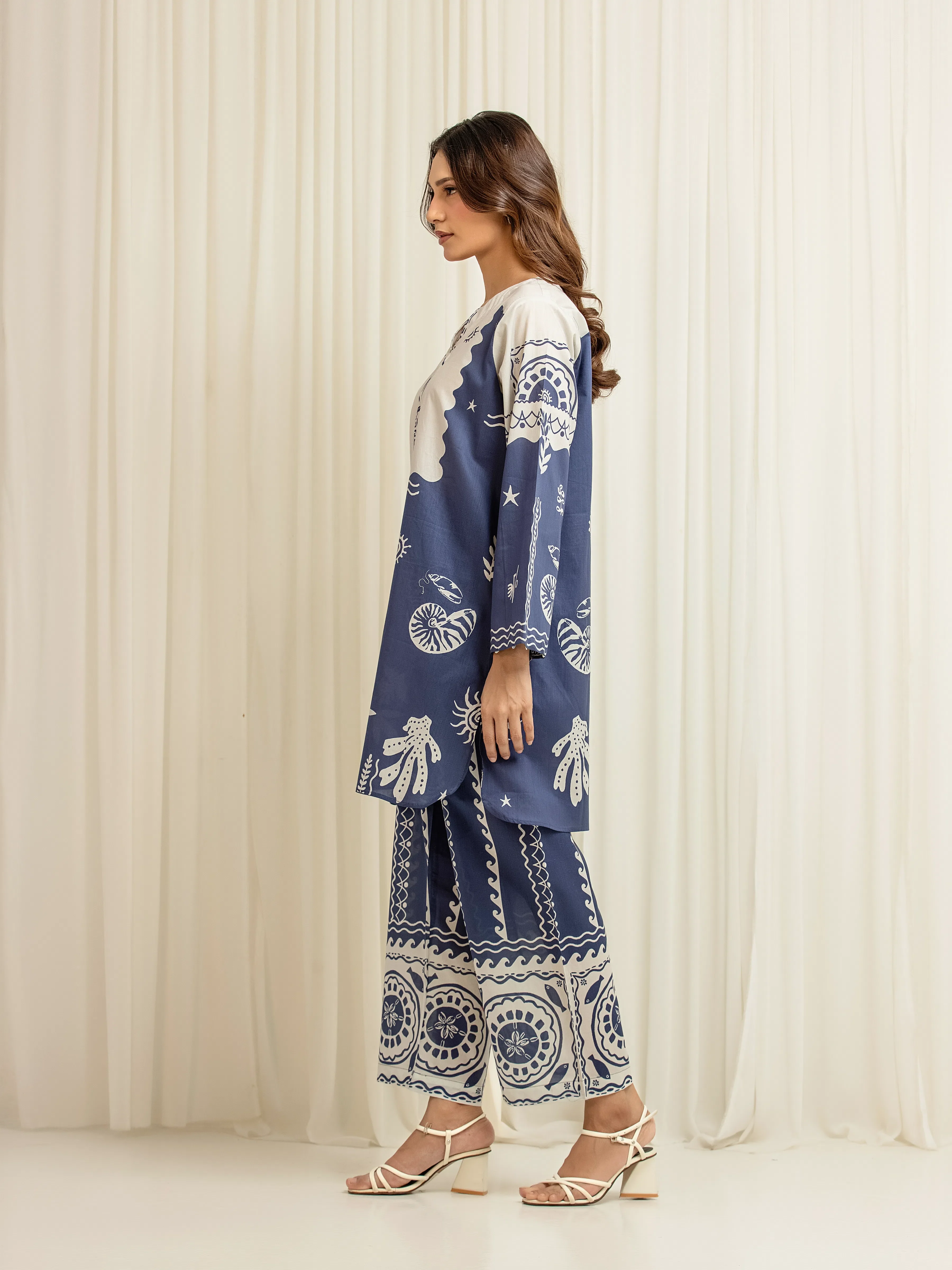Printed Lawn Co-Ord Set - EWTKP6-86015ST - Image 5